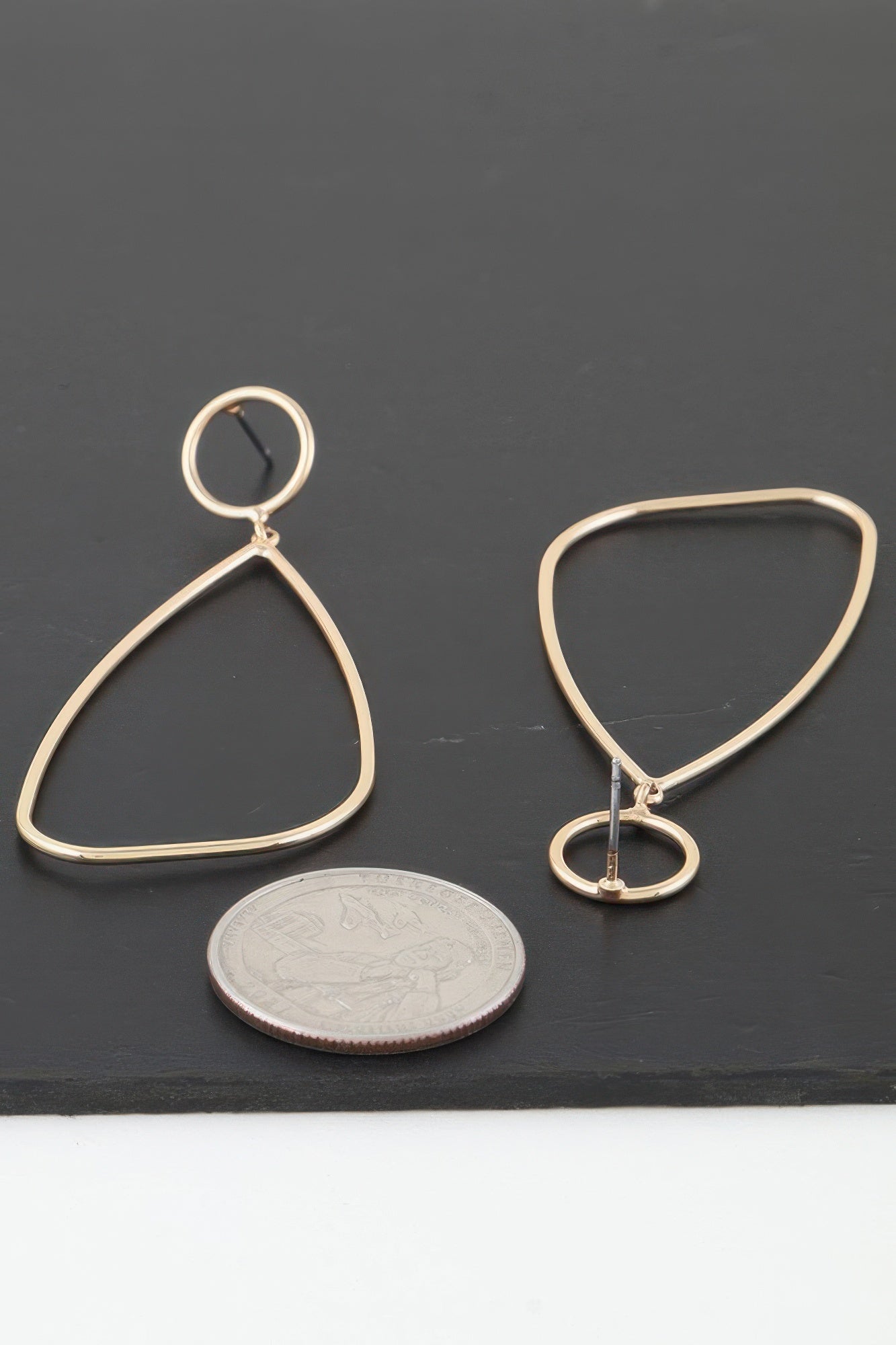 Minimal Abstract Teardrop Earrings product image