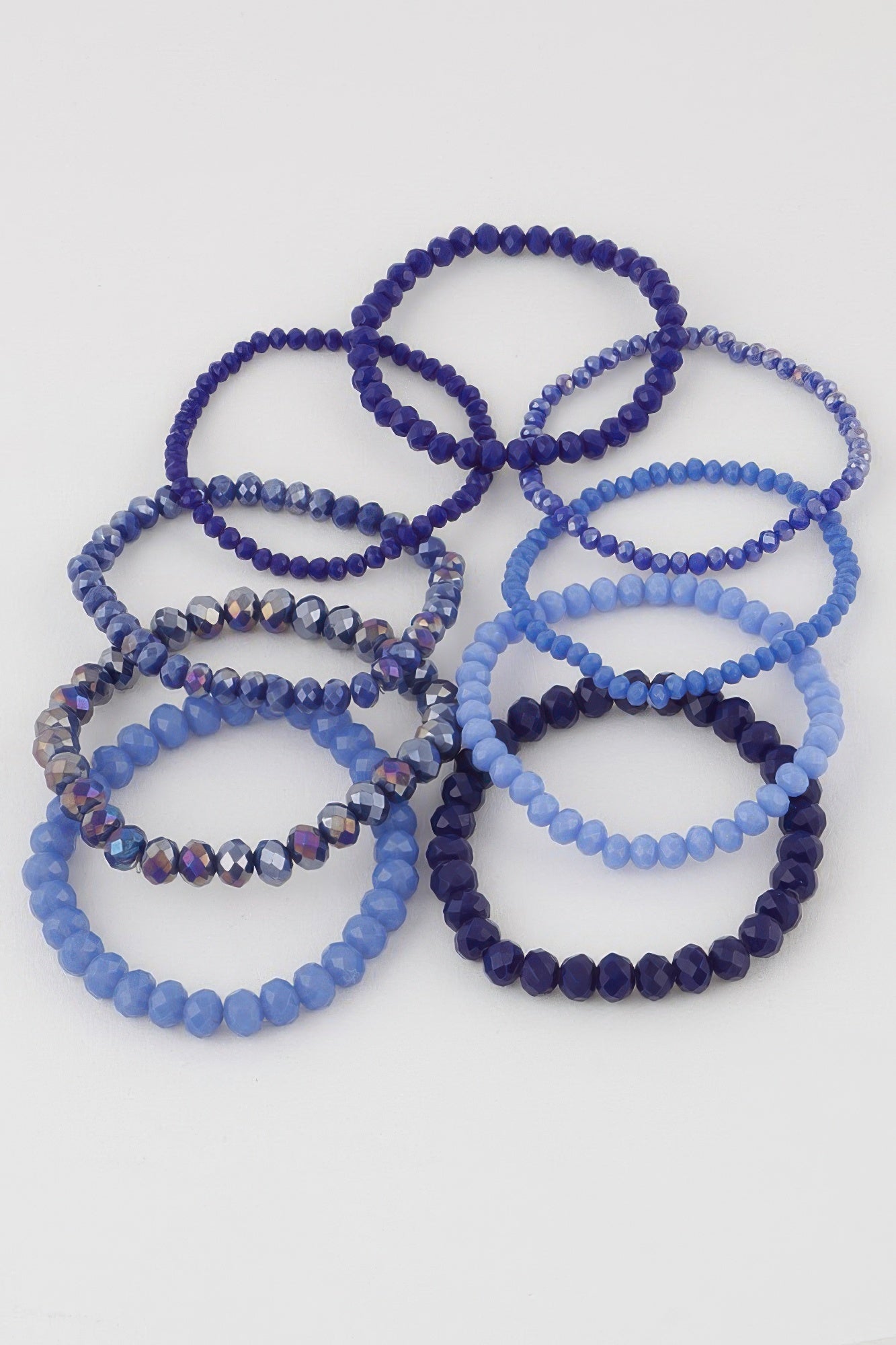 Multi Blaze Crystal Beaded Bracelet product image