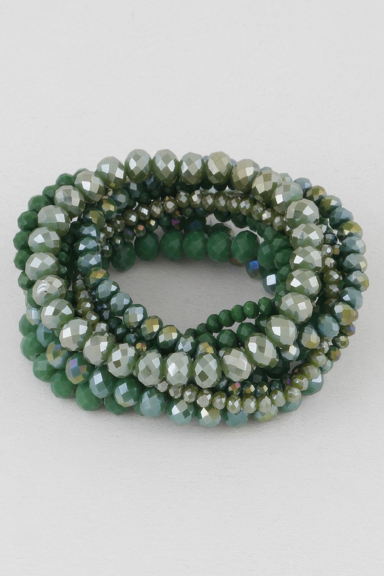 Multi Blaze Crystal Beaded Bracelet product image
