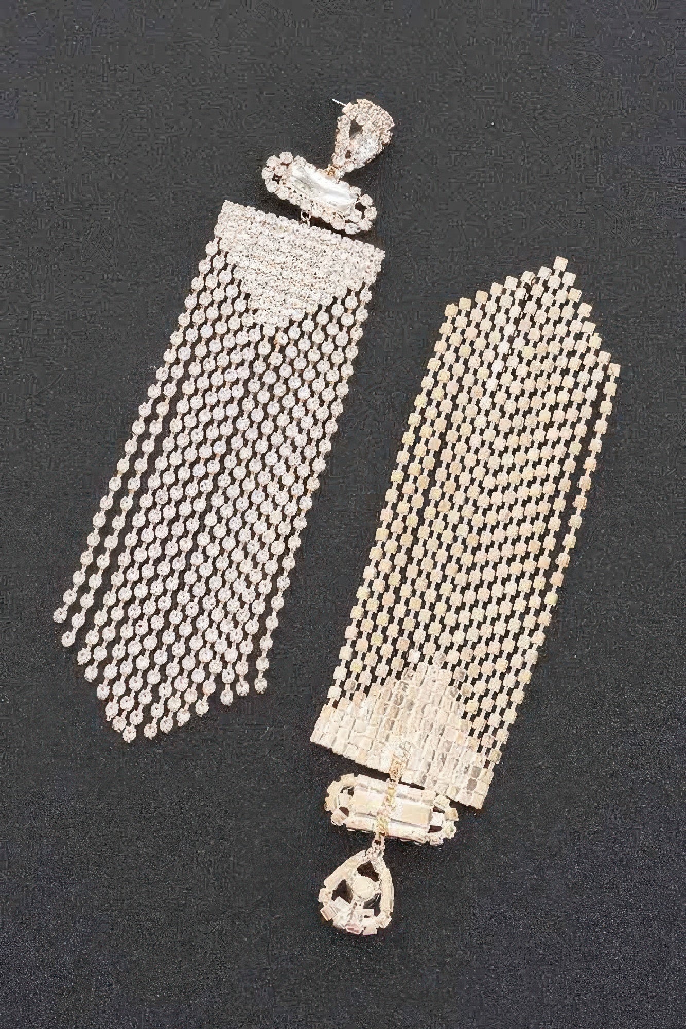 Rhinestone Fringe Earring product image