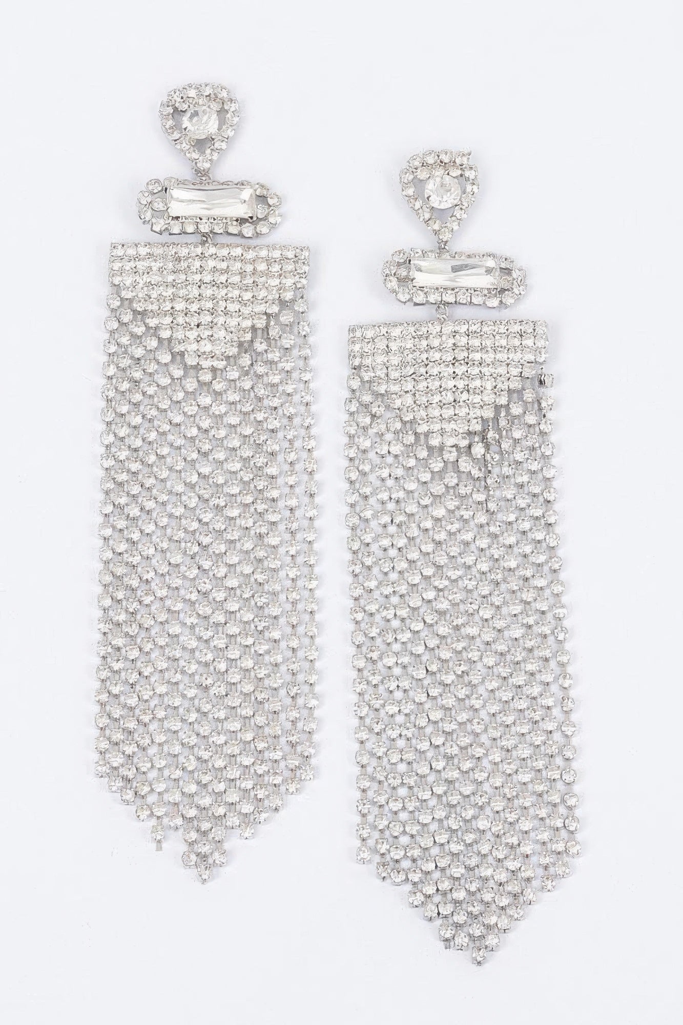 Rhinestone Fringe Earring product image