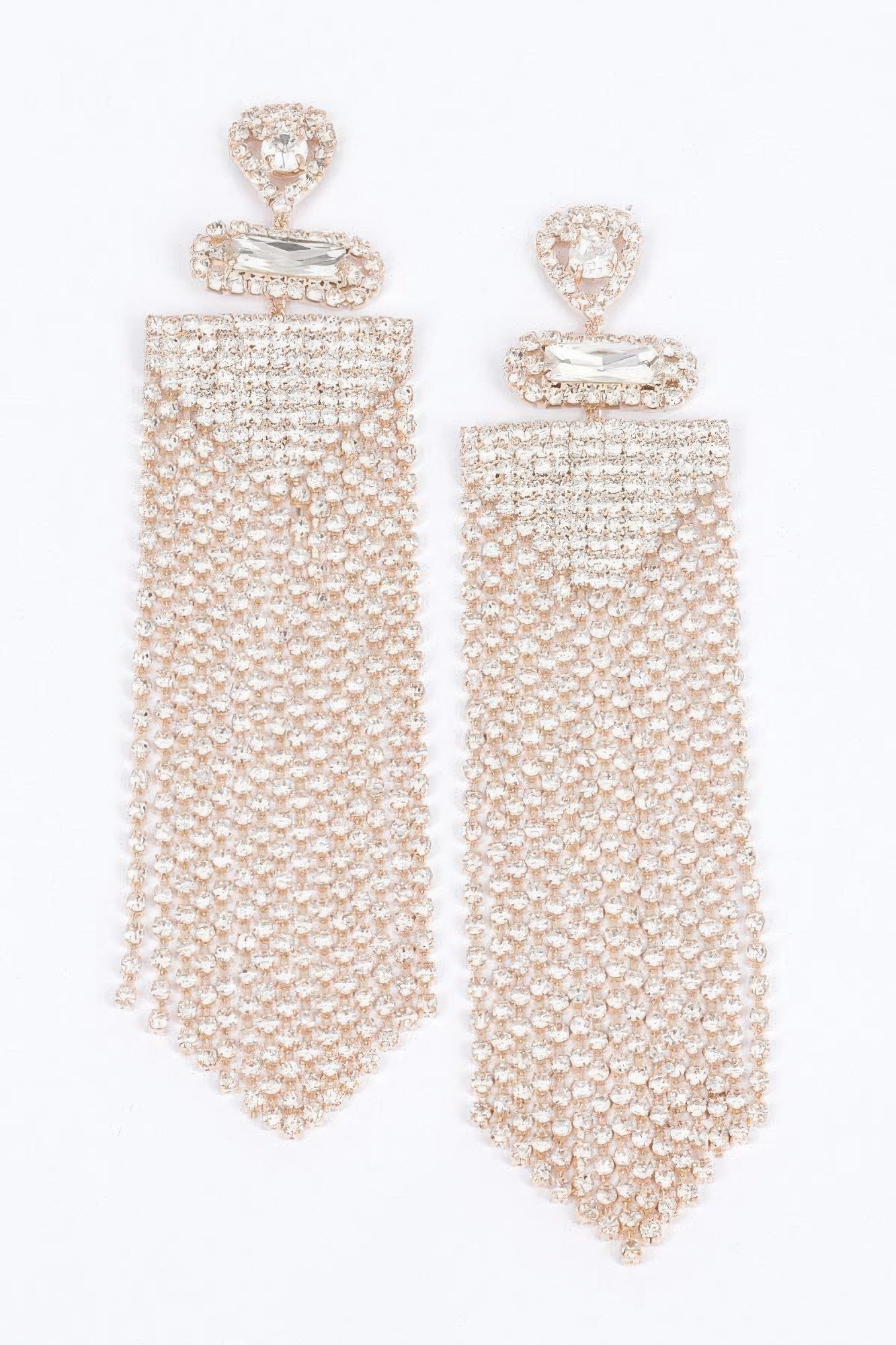 Rhinestone Fringe Earring product image