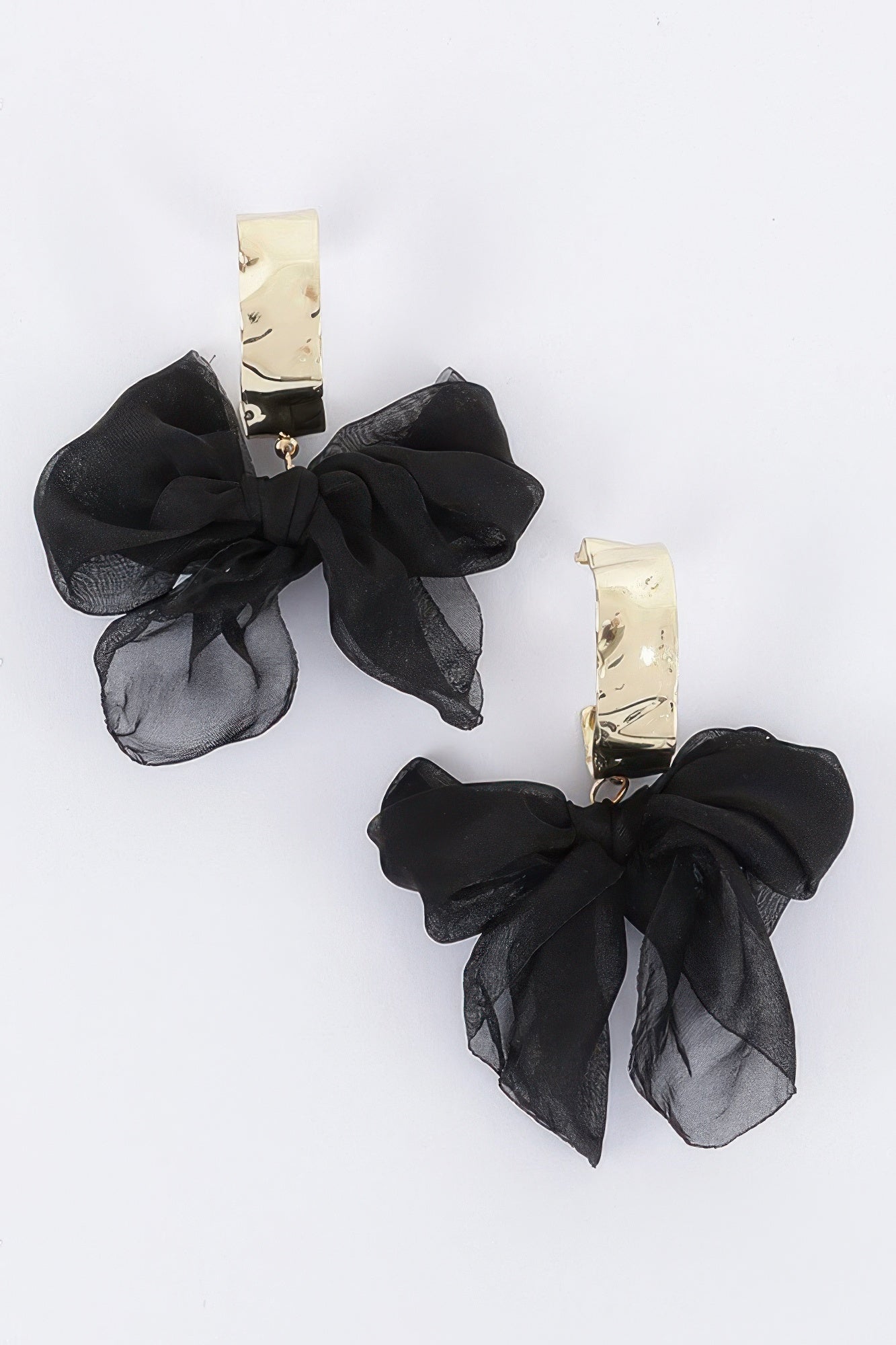 Metal Fabric Flower Earring product image