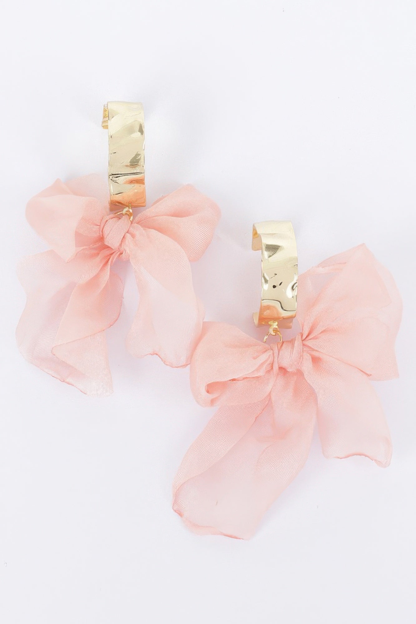 Metal Fabric Flower Earring product image