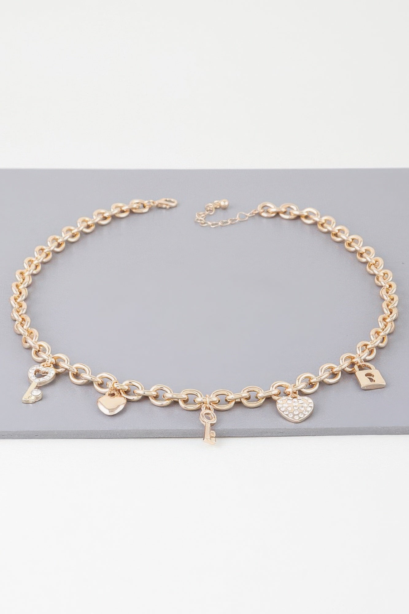 Heart Locker Charm Necklace product image