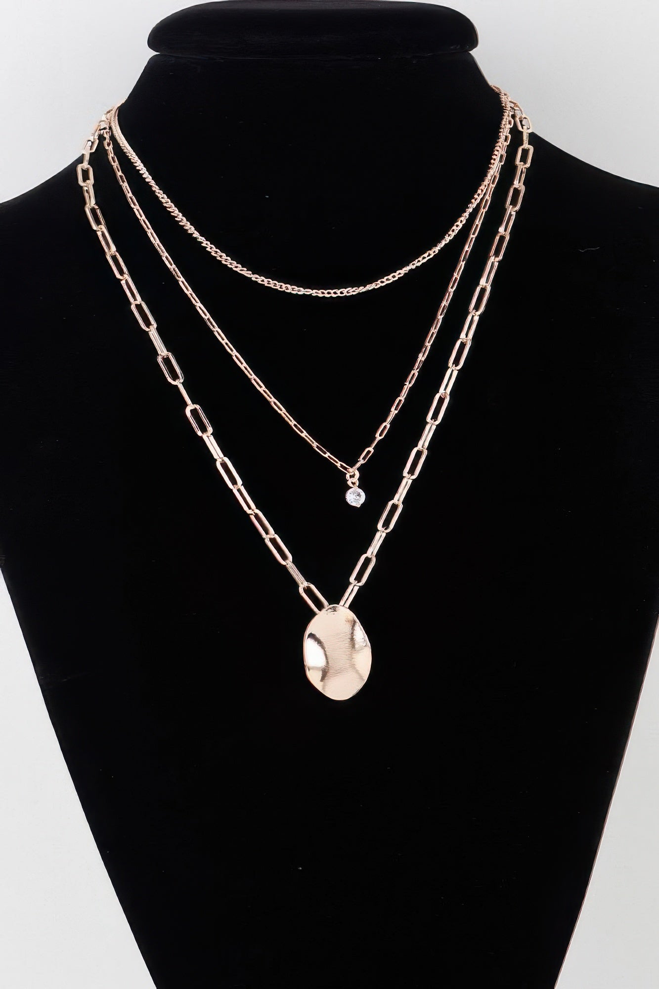 Metal Pendant Multilayer Necklace product image