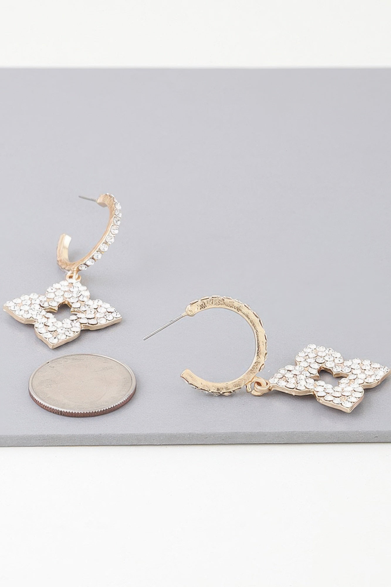 Bejeweled Flower Earrings product image