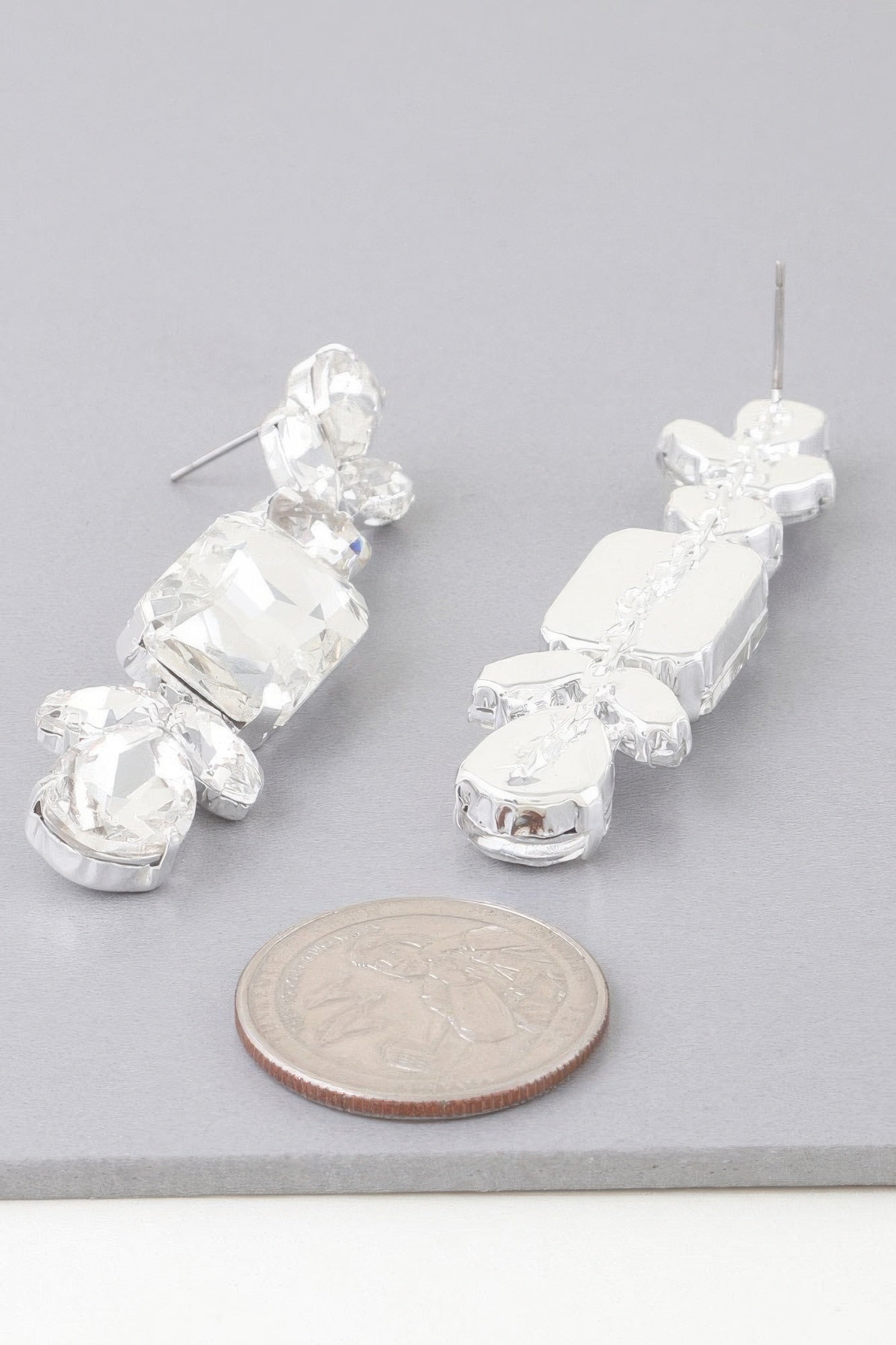 Rhinestone Dangle Drop Earrings product image