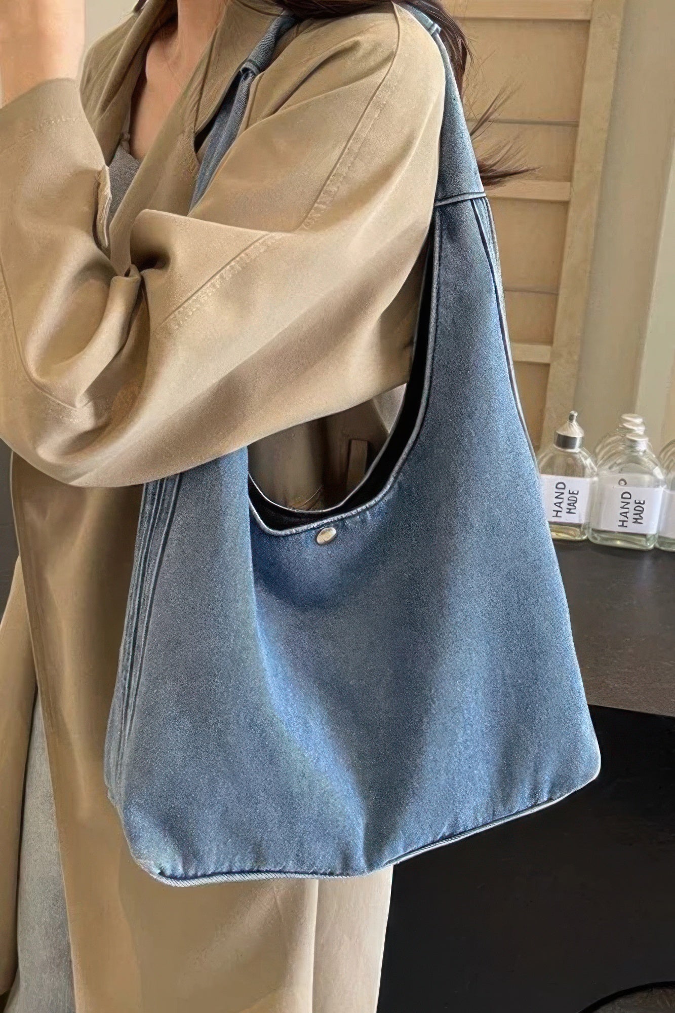 Denim Hobo Bag product image