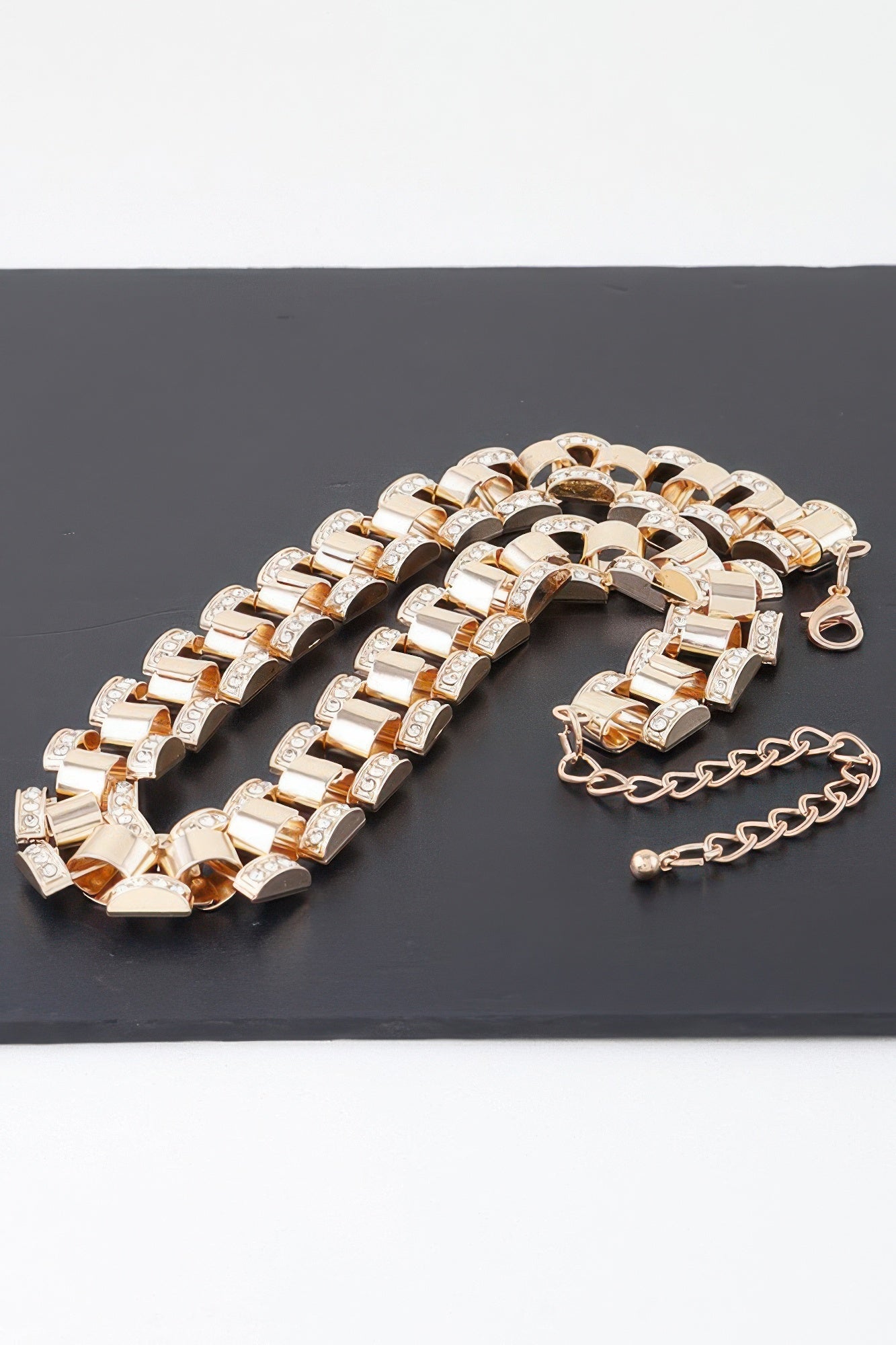 Jeweled Box Chain Necklacee product image