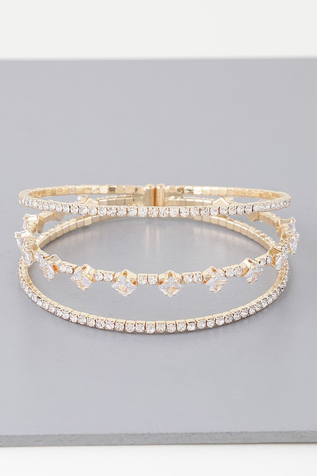 Triple Cubic Zirconia Bracelet product image