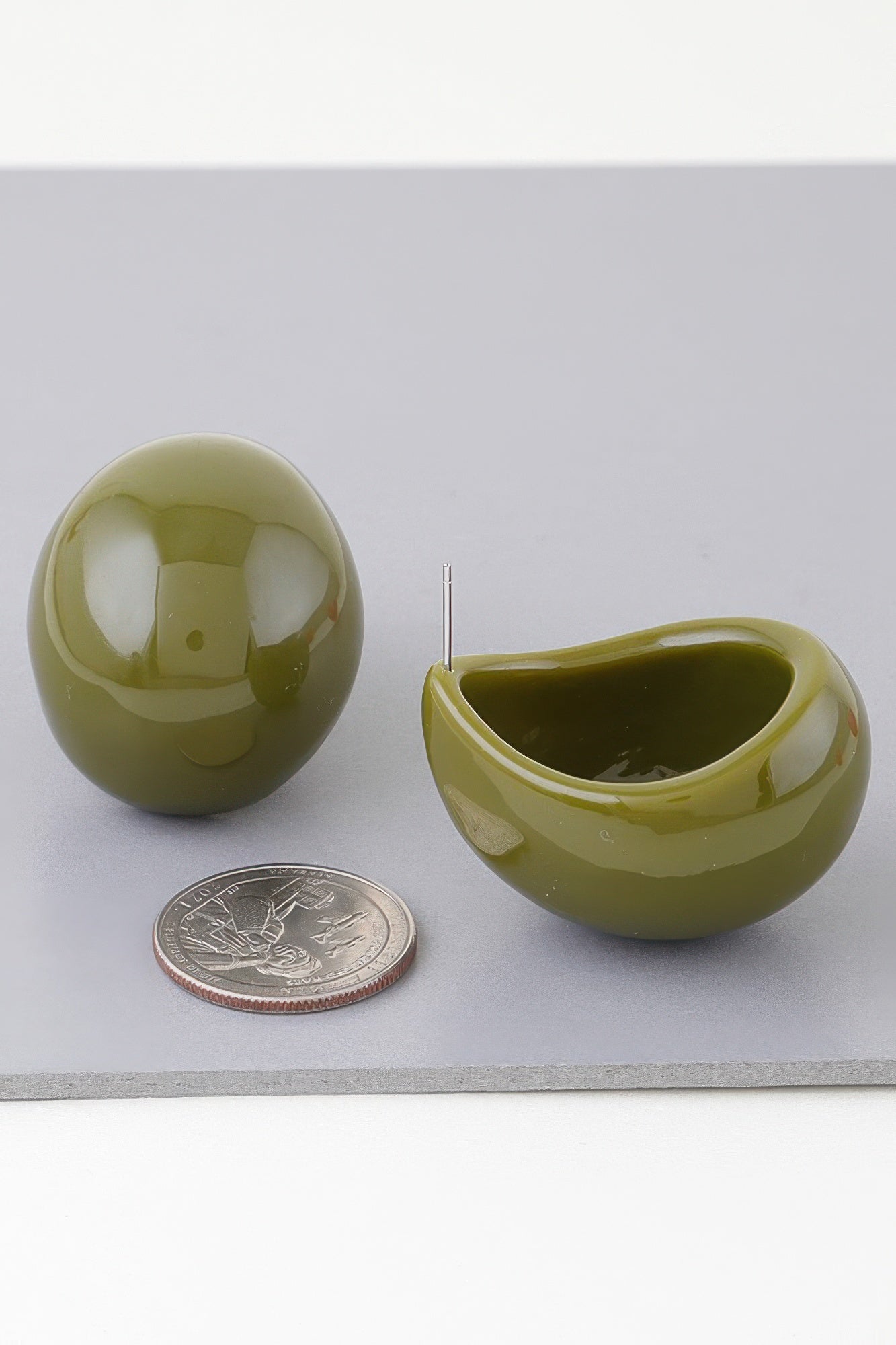 Bright Retro Dome Earrings product image