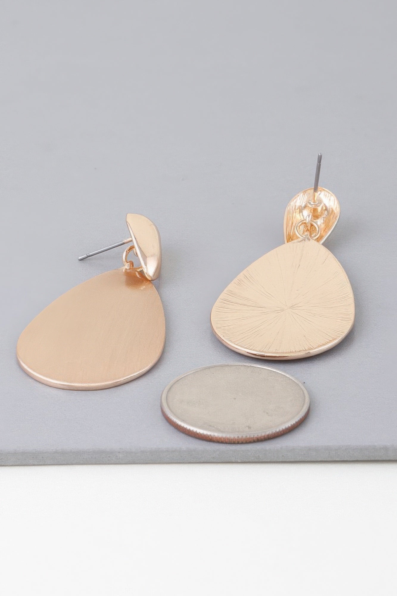 Modern Sleek Teardrop Earrings product image