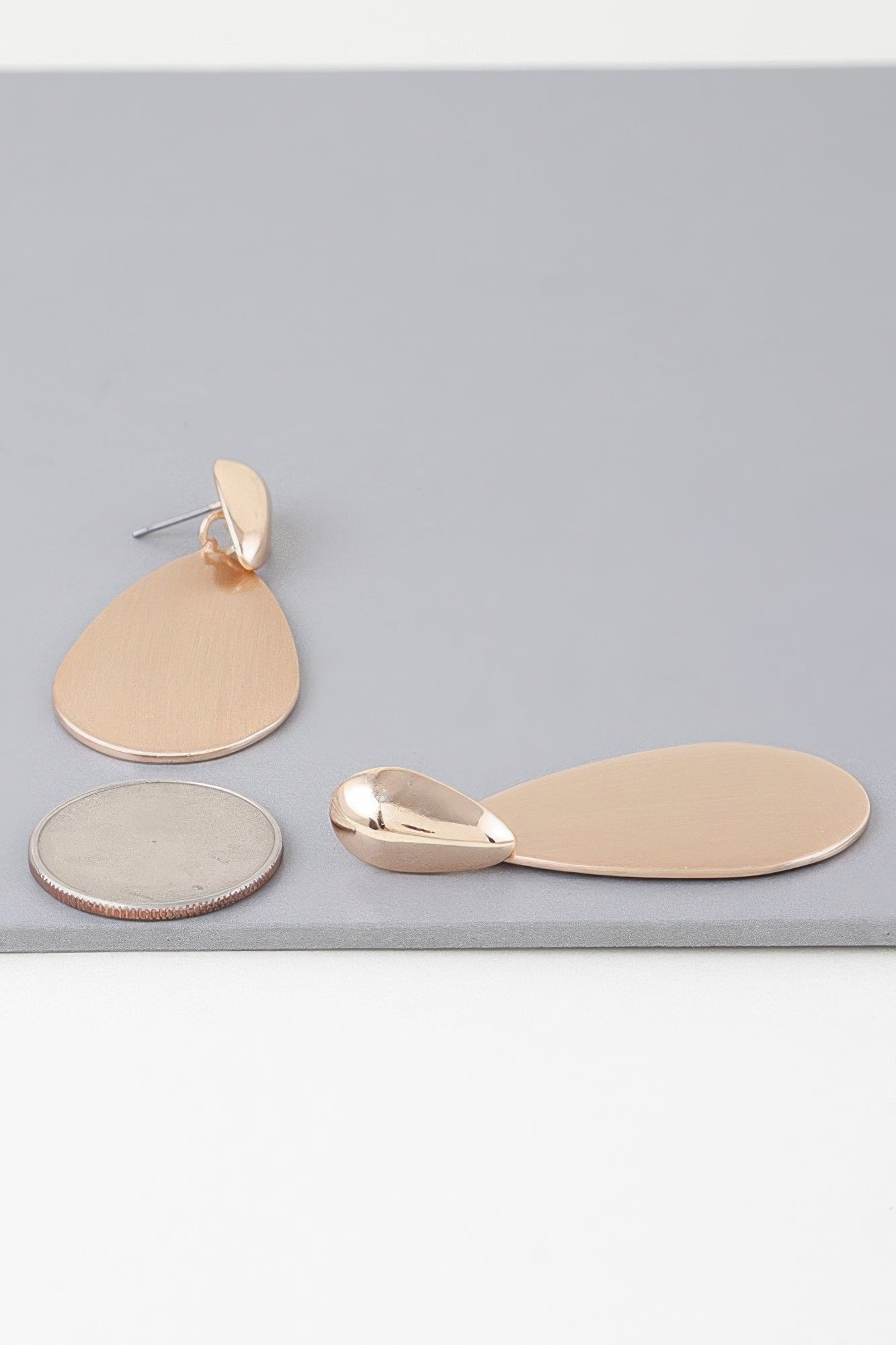 Modern Sleek Teardrop Earrings product image