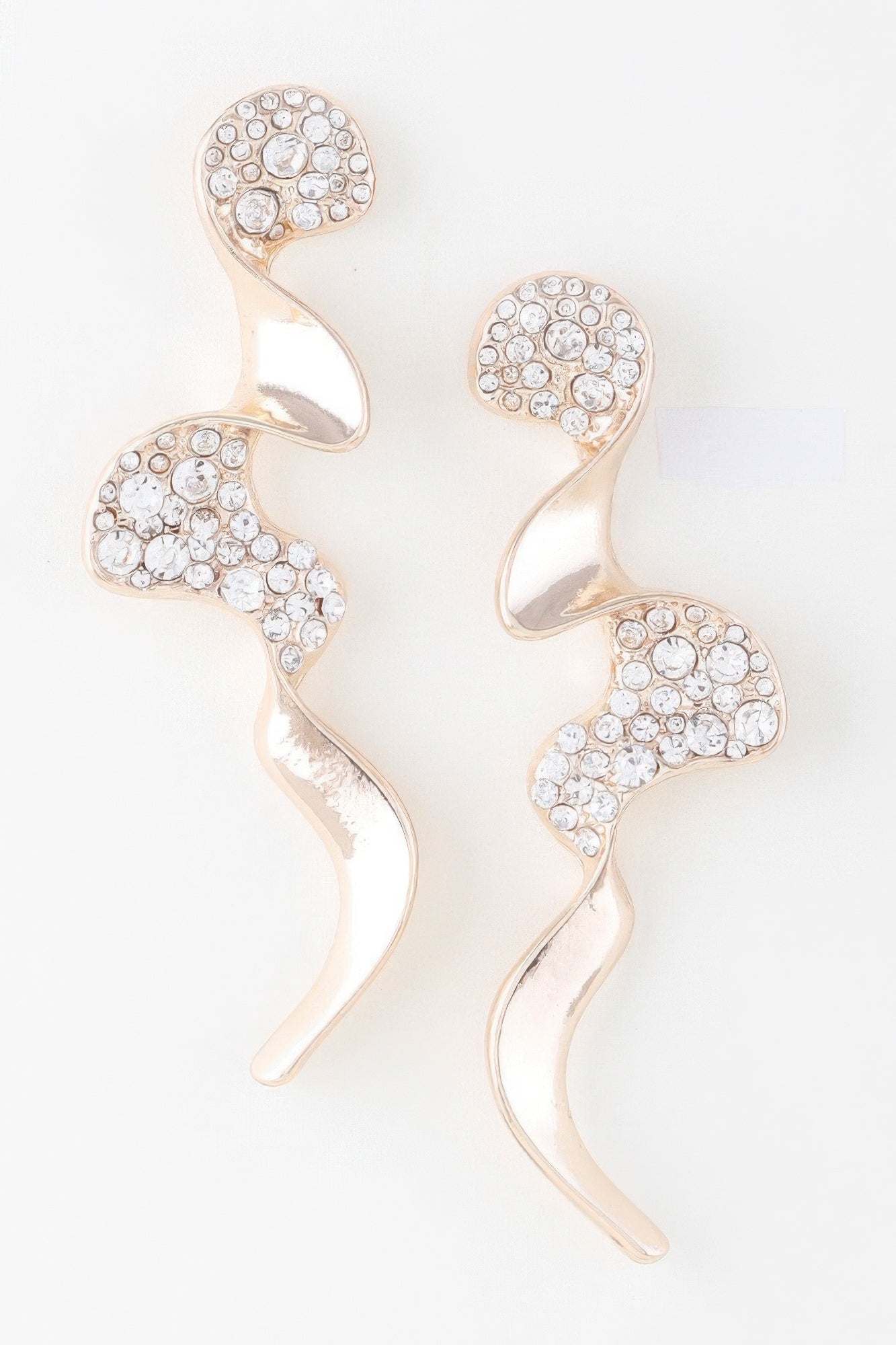 Jeweled Wave Drop Earrings product image