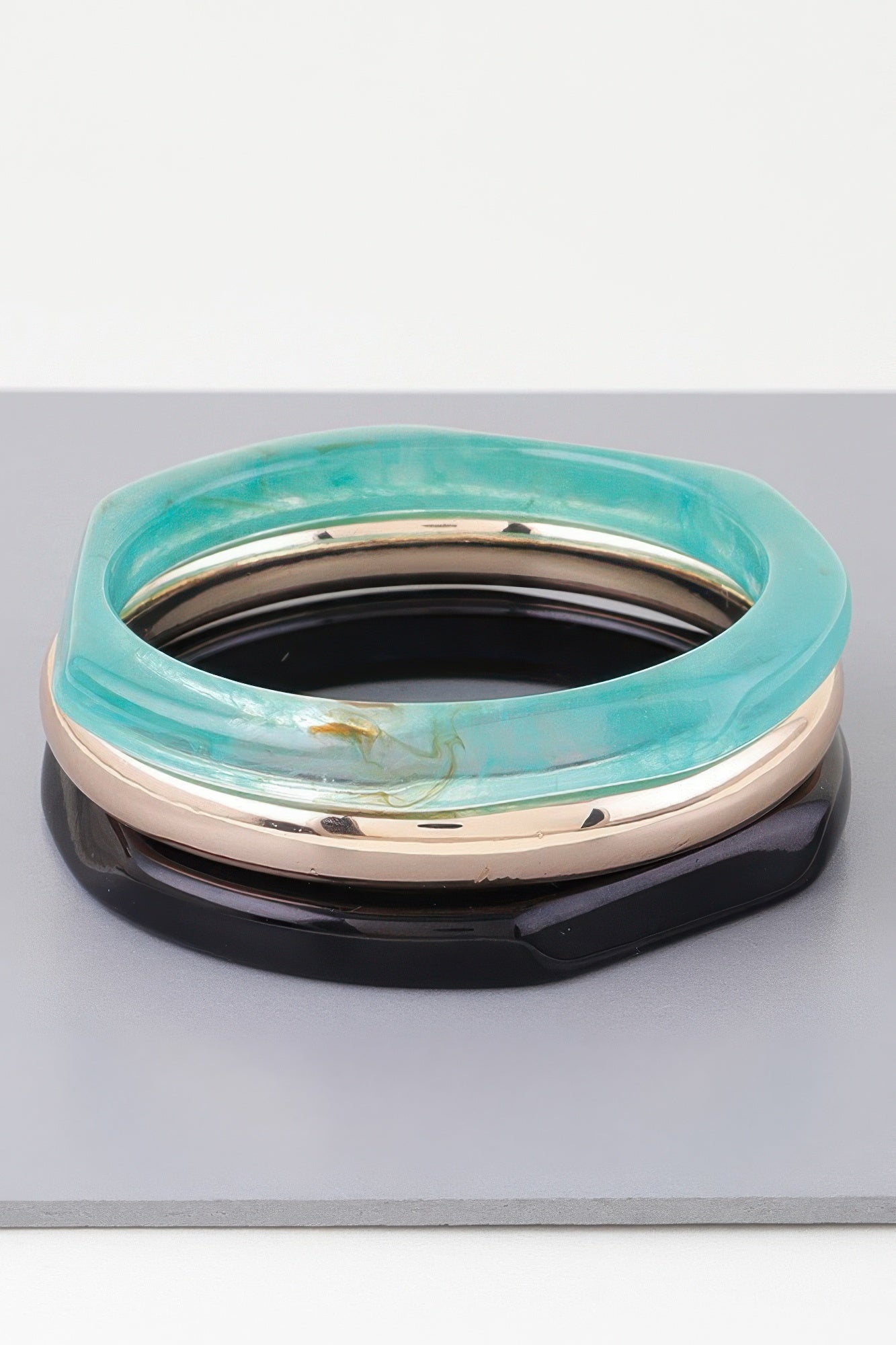 Triple Geometric Marble Bracelet product image