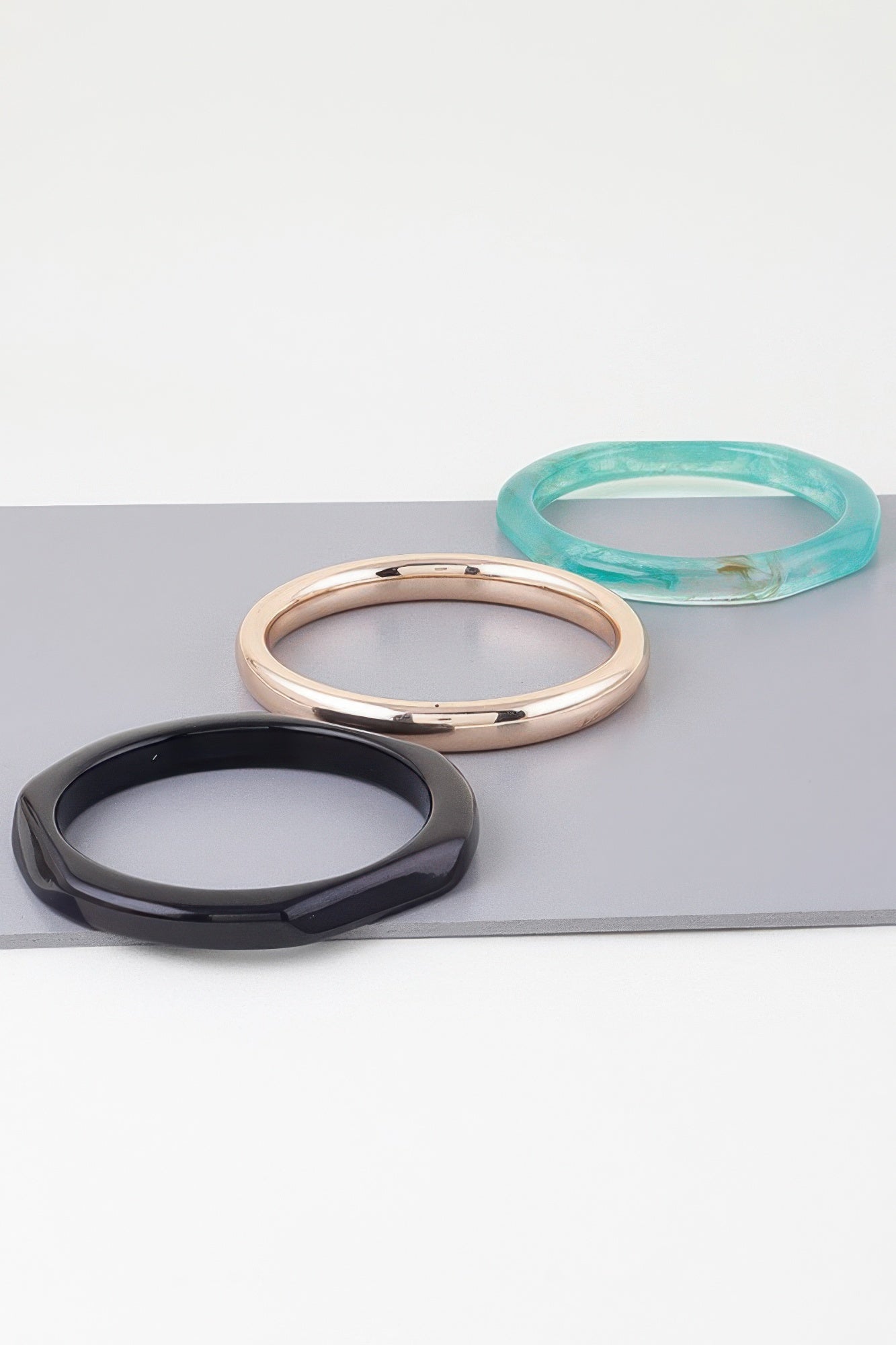 Triple Geometric Marble Bracelet product image