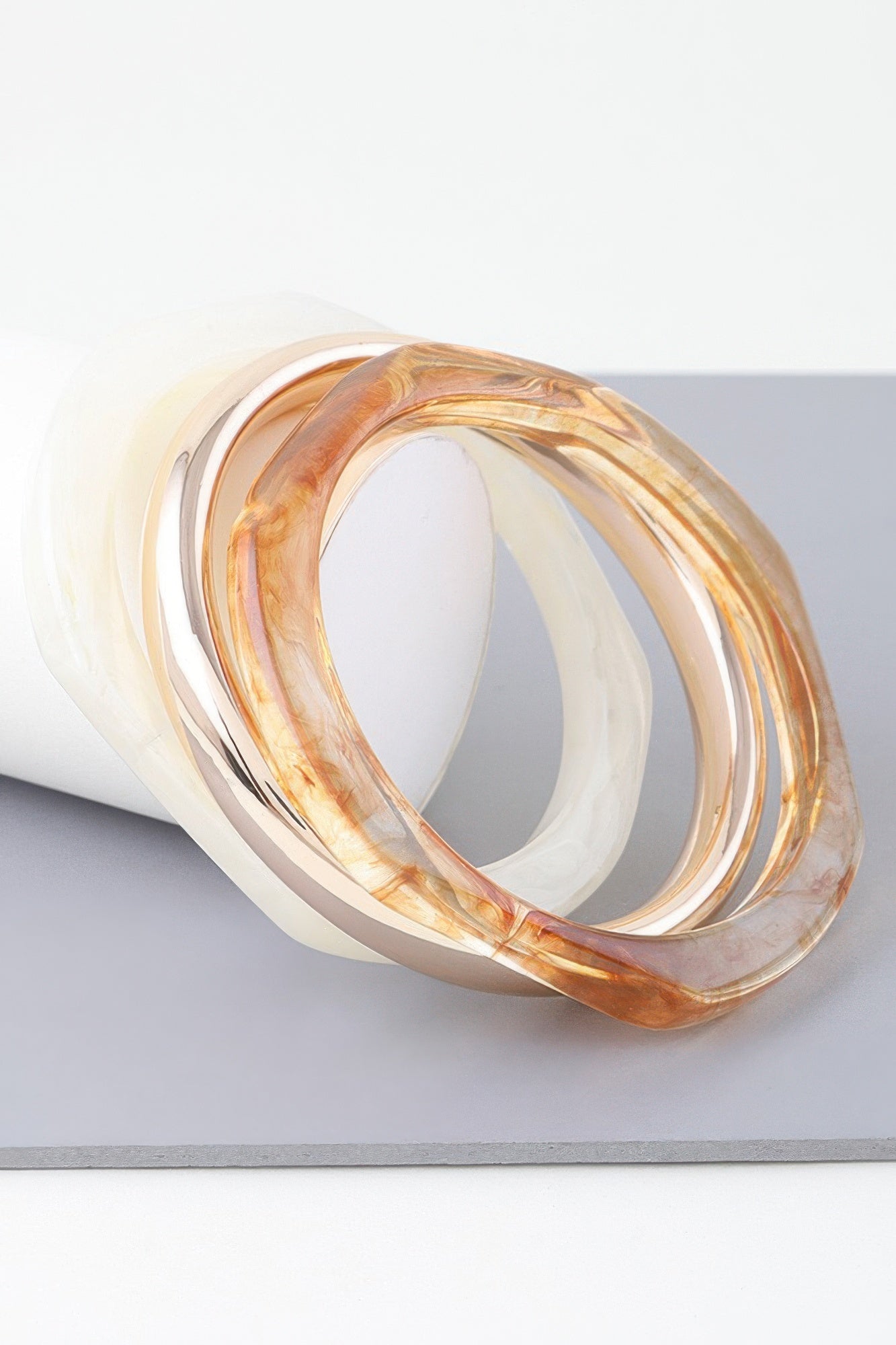Triple Geometric Marble Bracelet product image