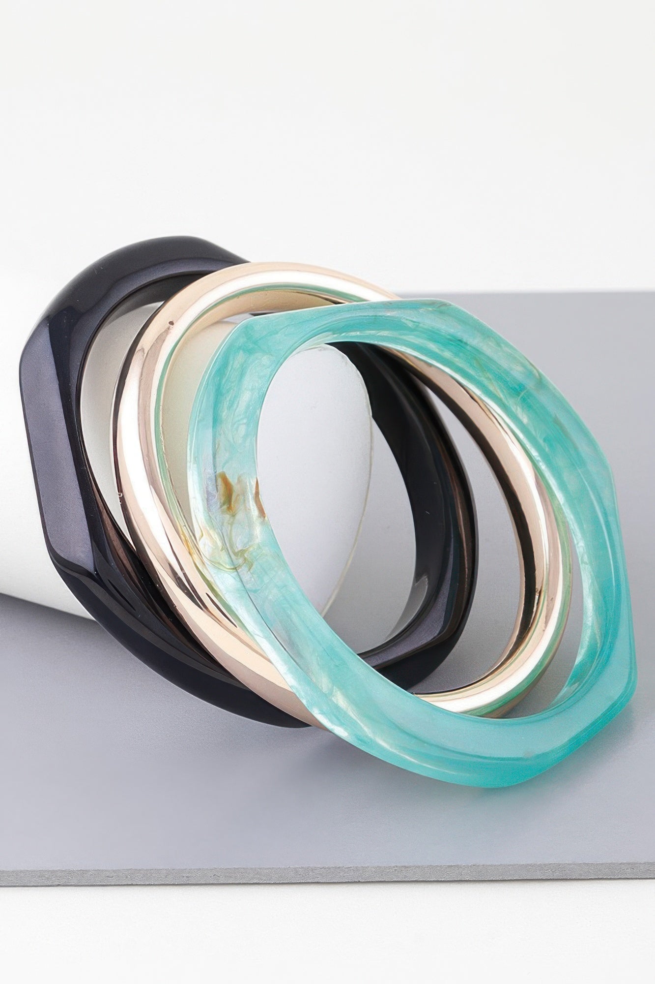 Triple Geometric Marble Bracelet product image