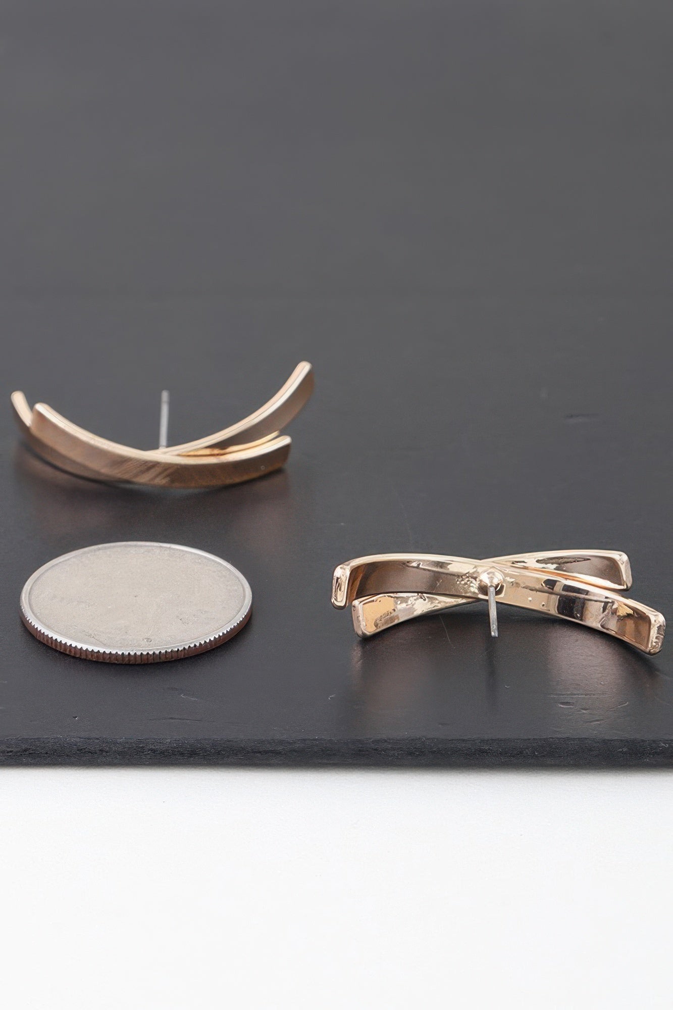 Modern Crossed Paths Earrings product image