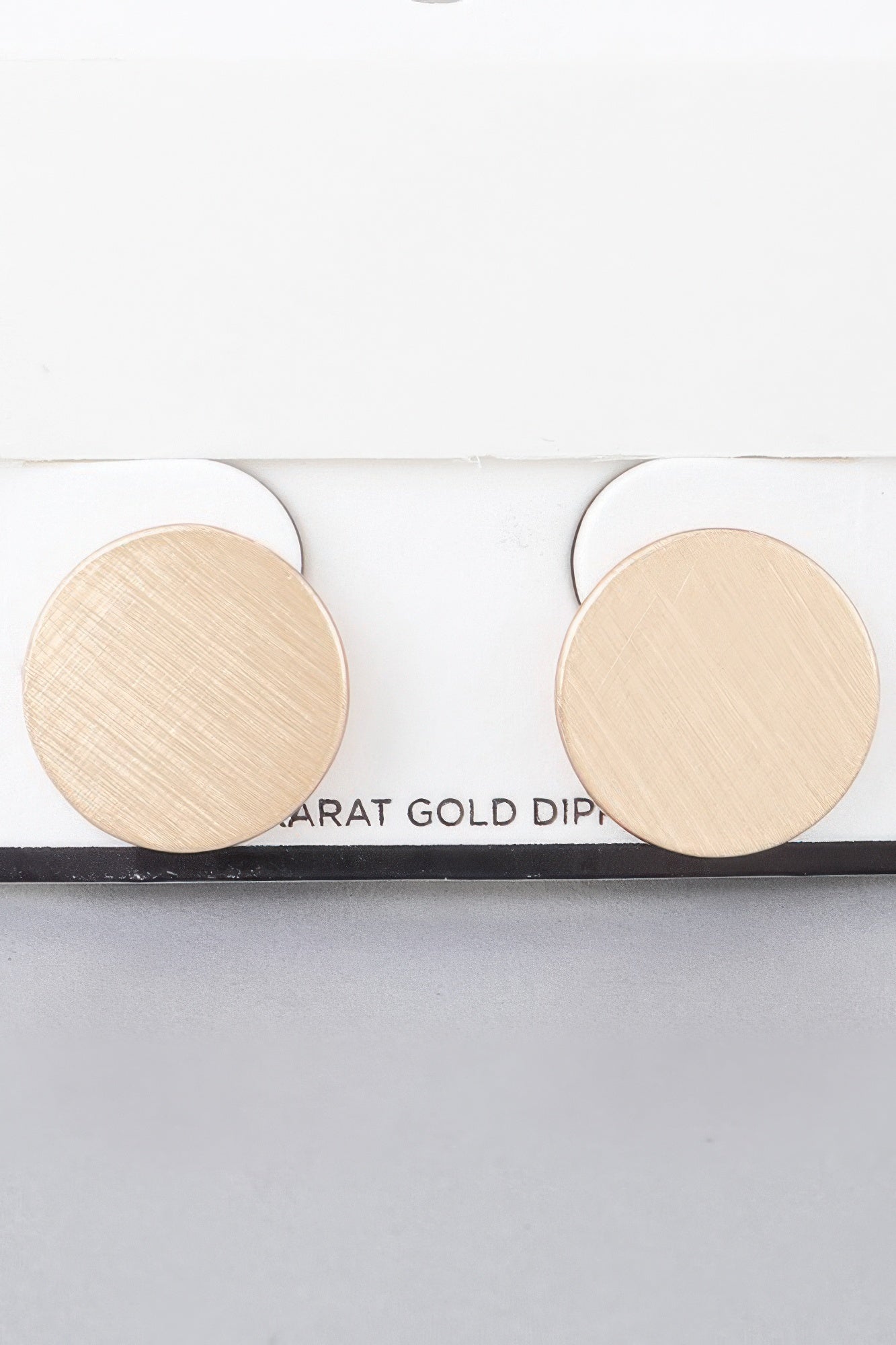 Matte Abstract Disc Earrings product image