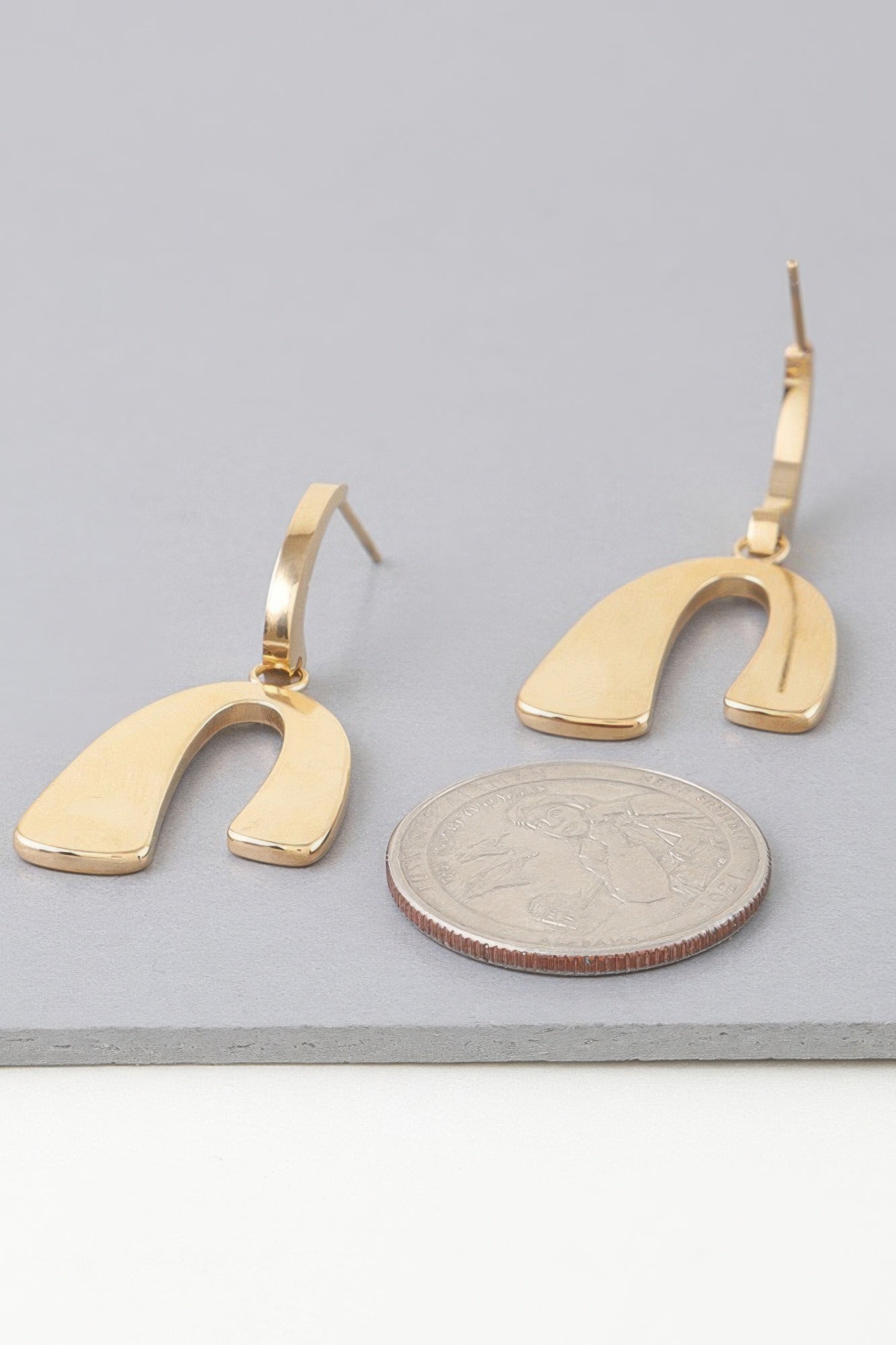 Abstract Arch Drop Earrings product image