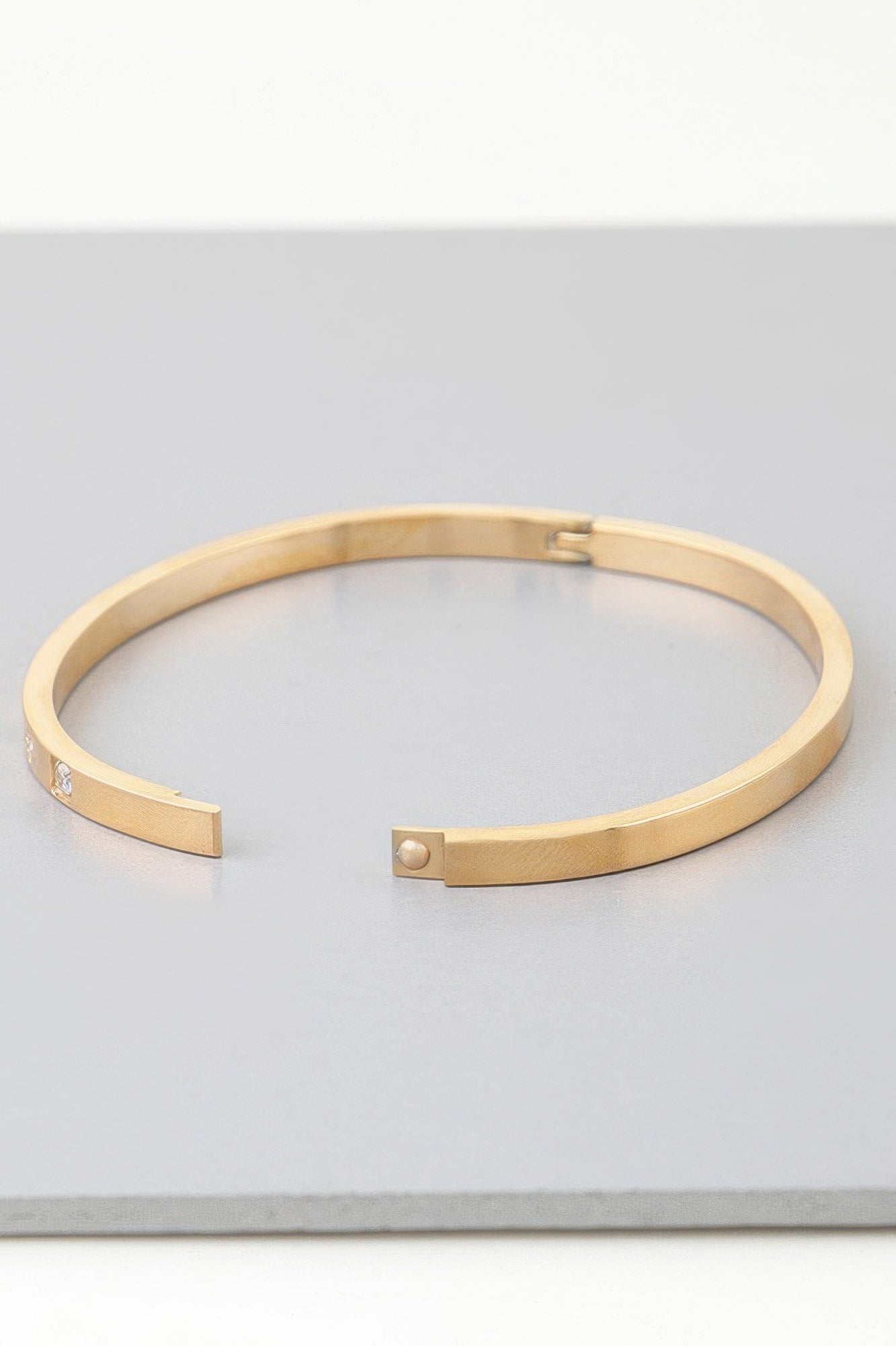 Cubic Star Embedded Cuff Bracelet product image
