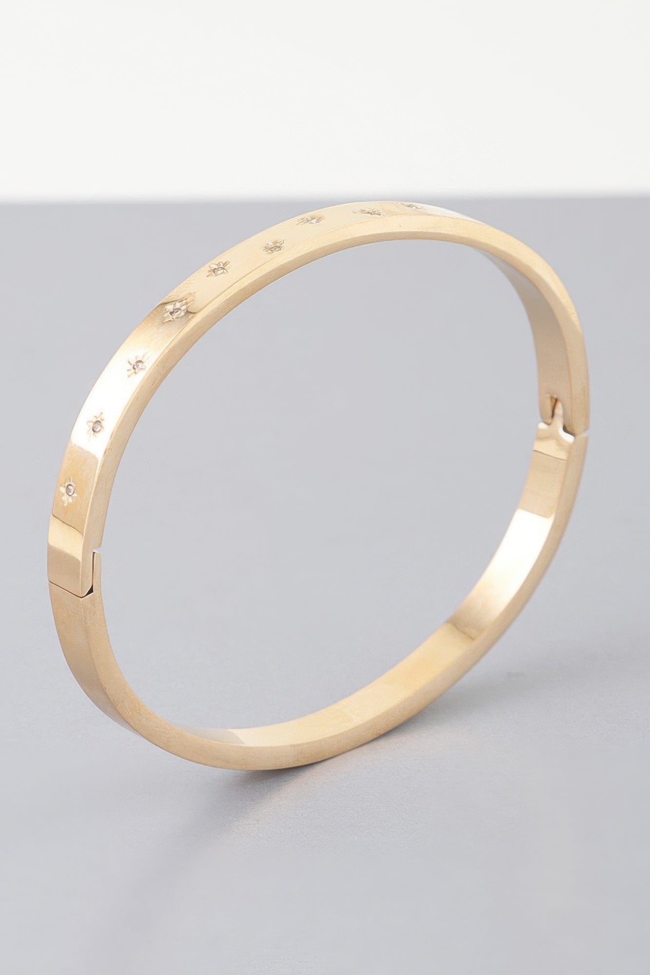 Shining Star Embedded Cuff Bracelet product image