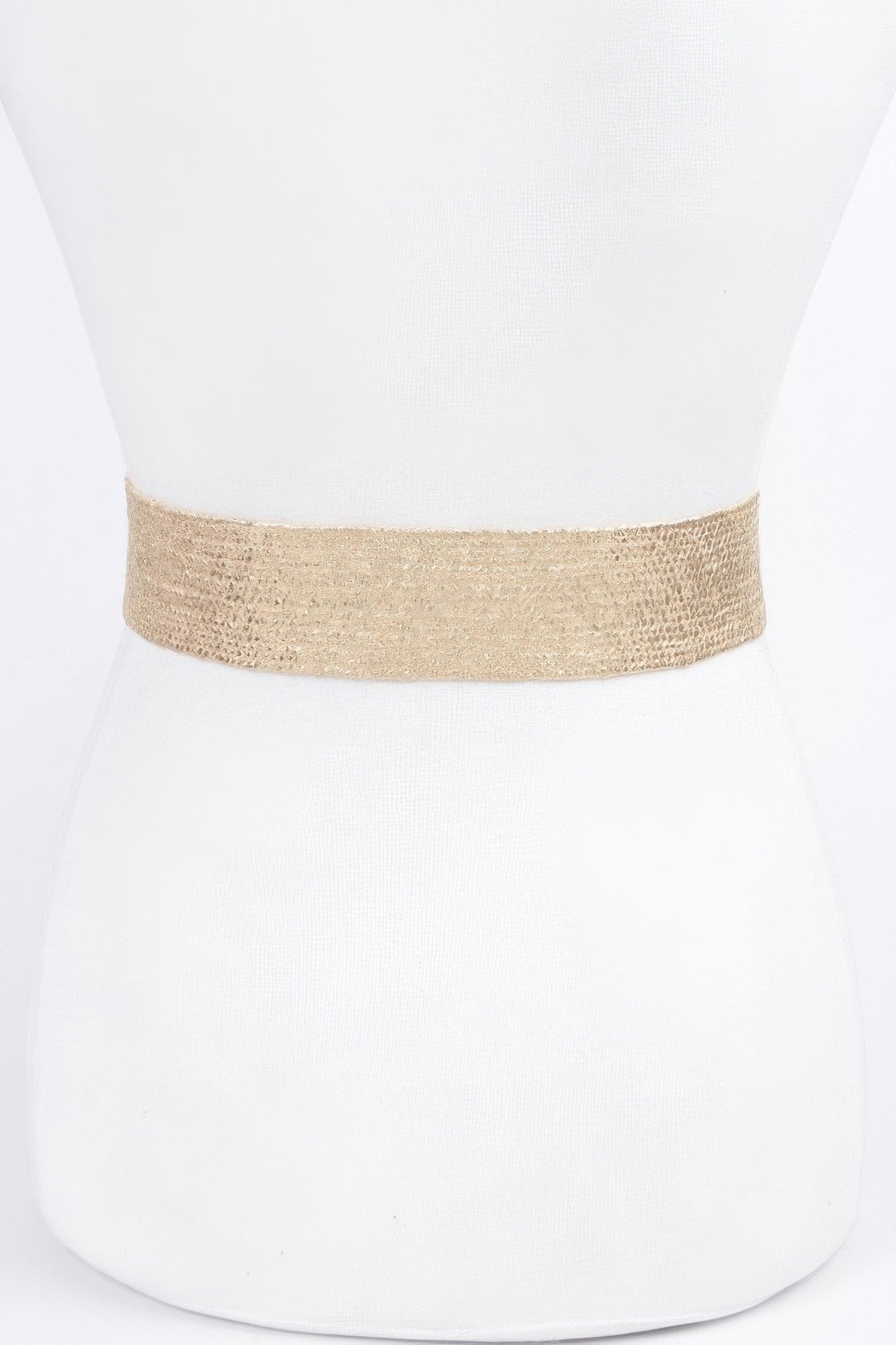 Metallic Stretch Belt W/pearl Metal Bucklt product image