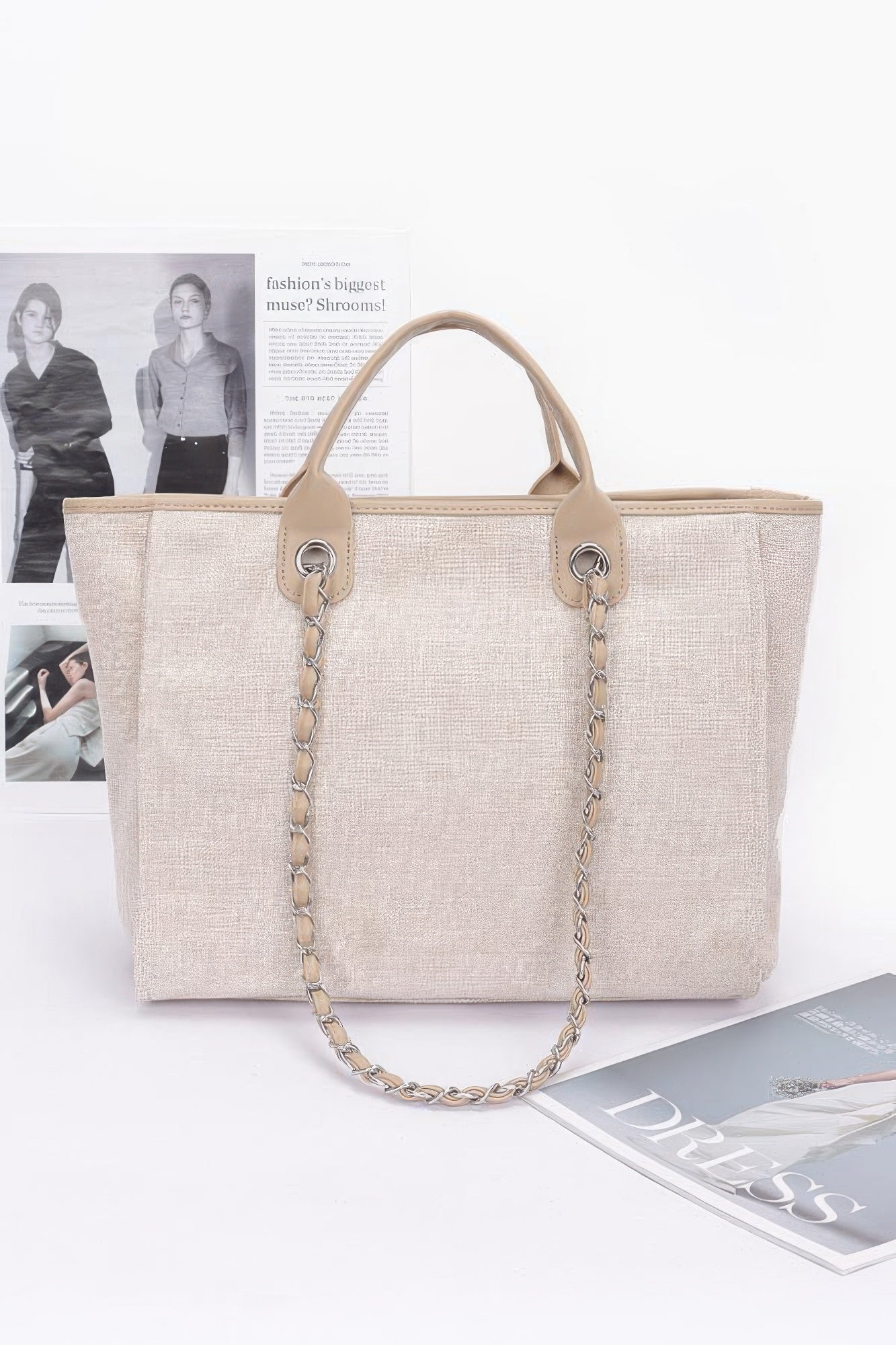 Simple Daily Shoulder Strap Tote Bag product image
