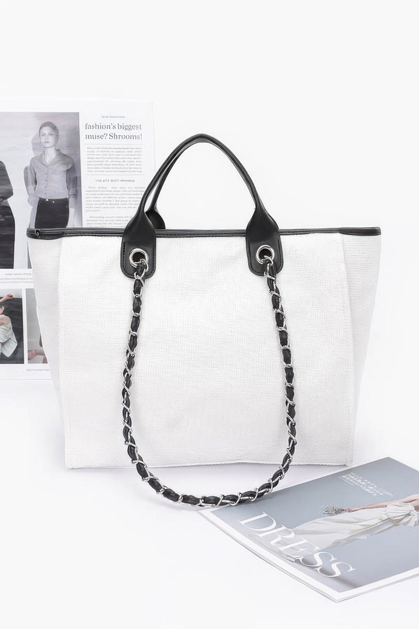 Simple Daily Shoulder Strap Tote Bag product image