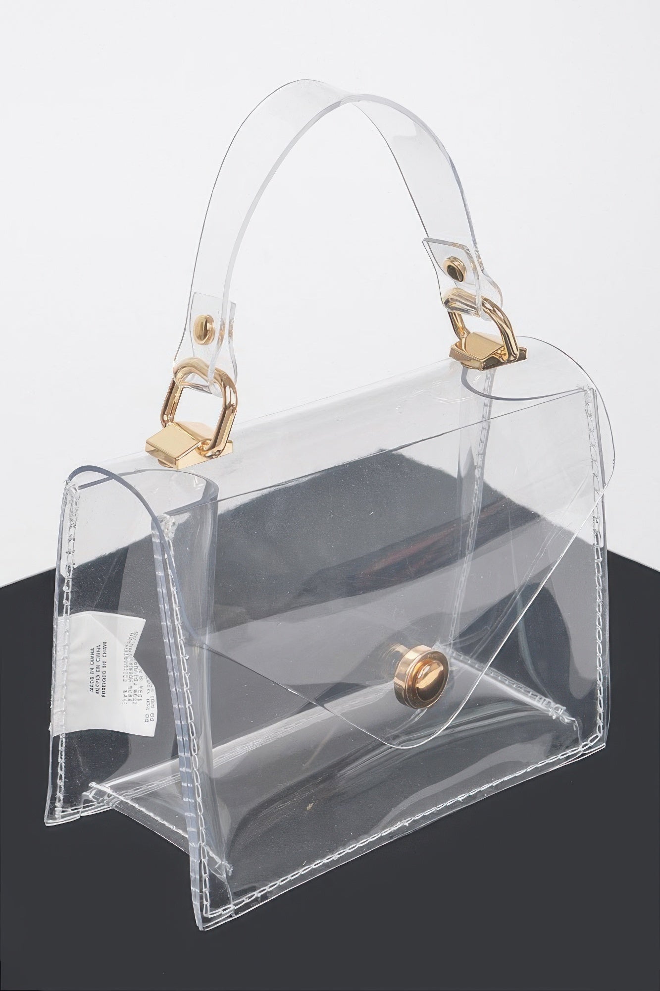 Clear Pvc Top Handle Crossbody Bag product image