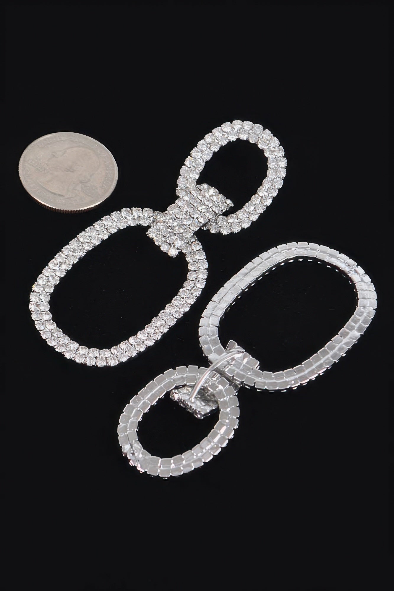 Rhinestone Daggle Earring product image