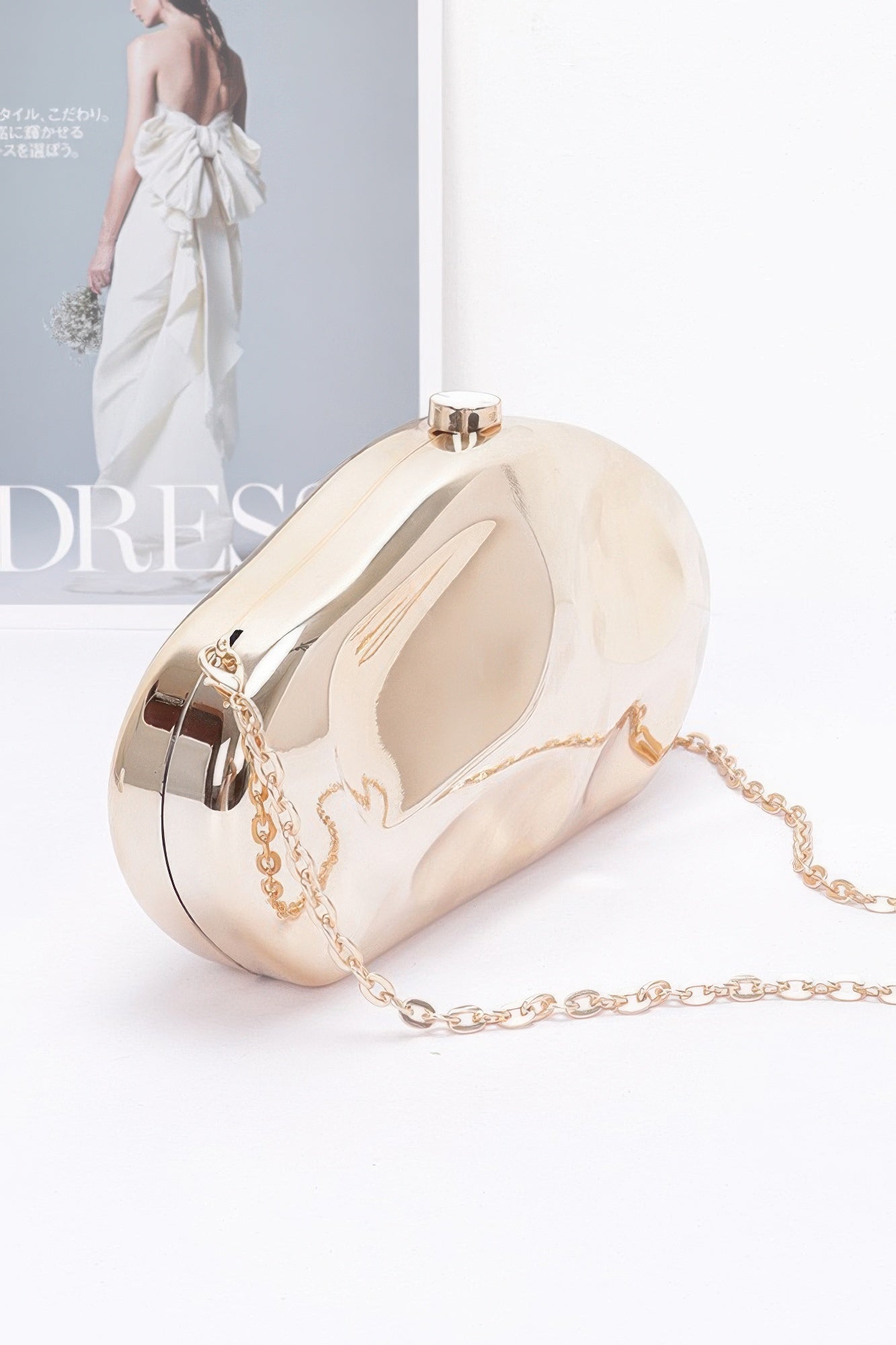 Metallic Plastic Party Clutch product image