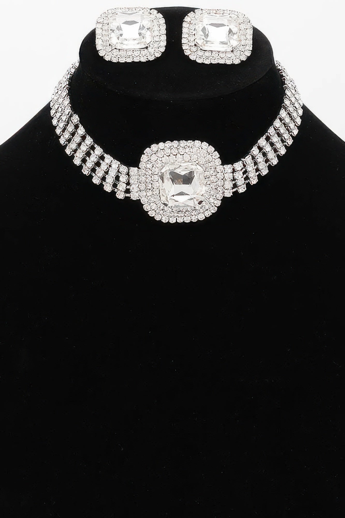Rhinestone Necklace Set product image