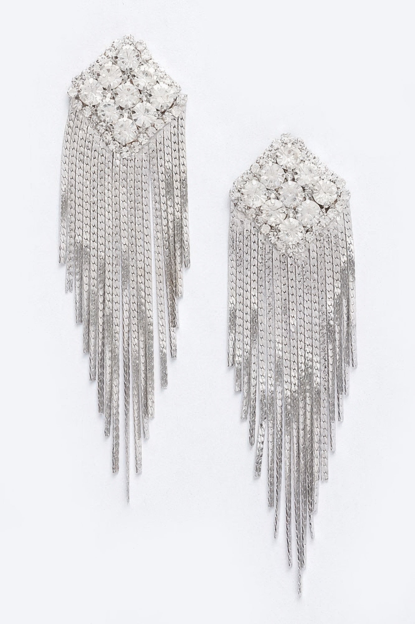 Rhinestone Fringe Earring product image