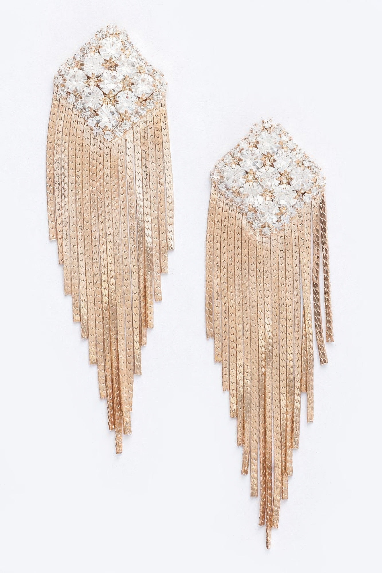 Rhinestone Fringe Earring product image