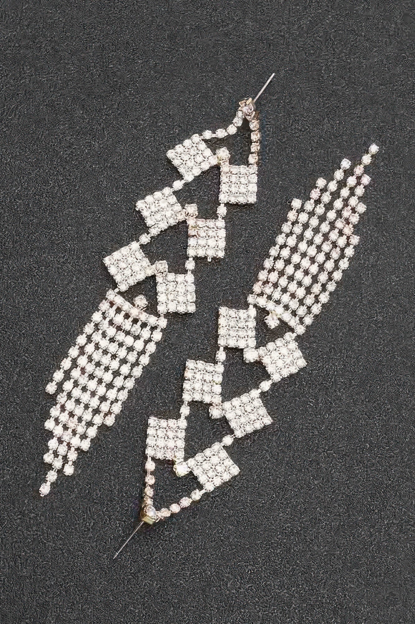 Rhinestone Fringe Earring product image