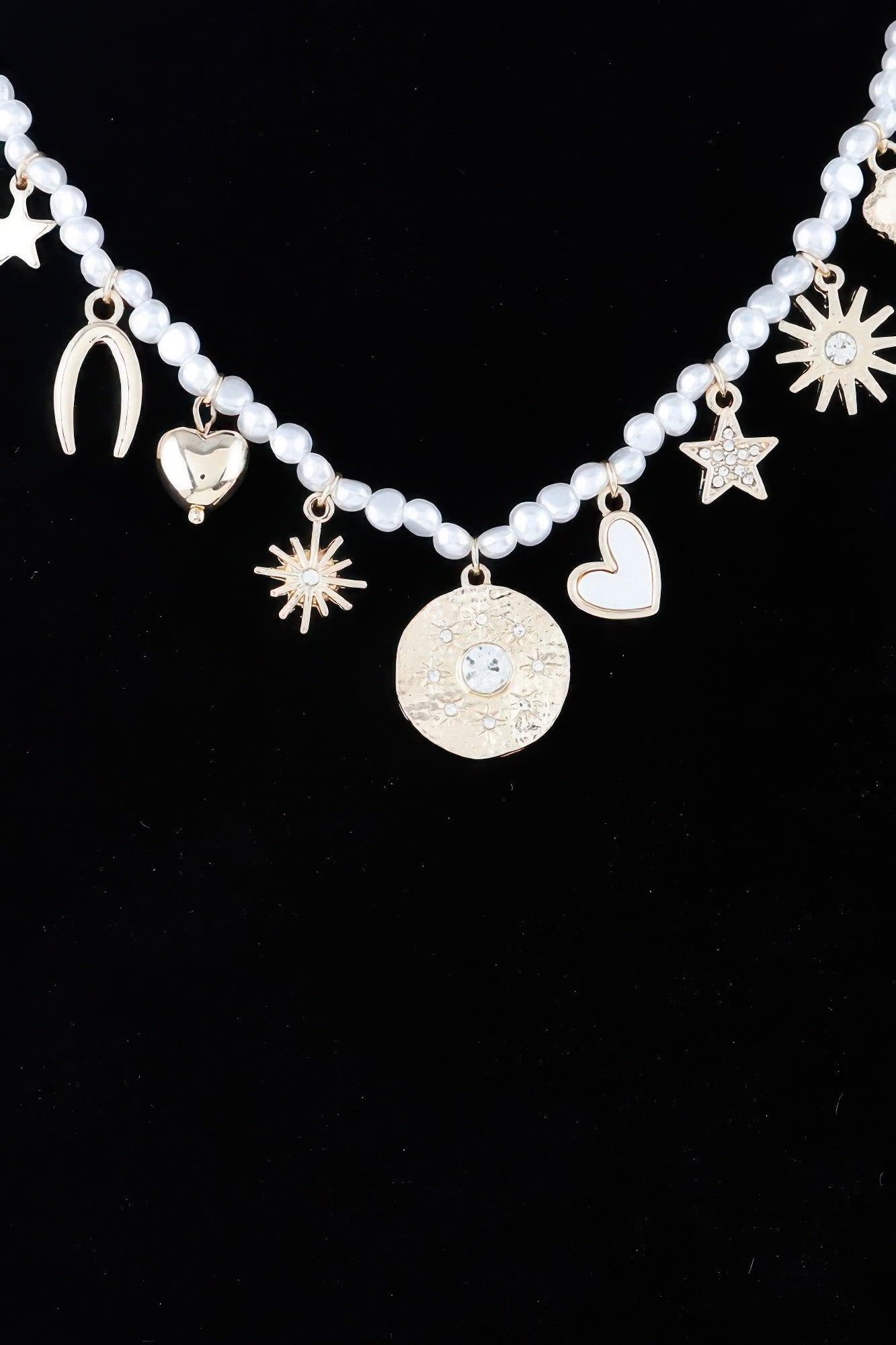 Multi Shiny Charms Beaded Necklace product image