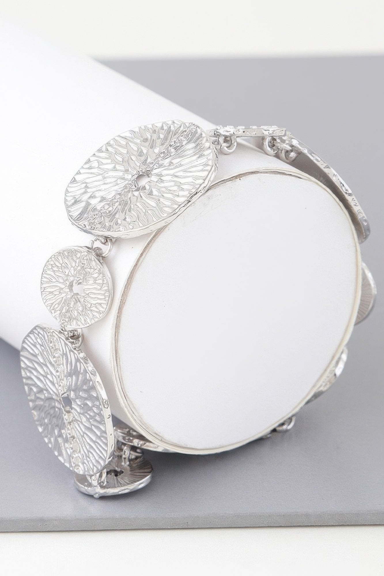 Multi Hammered Disc Bracelet product image