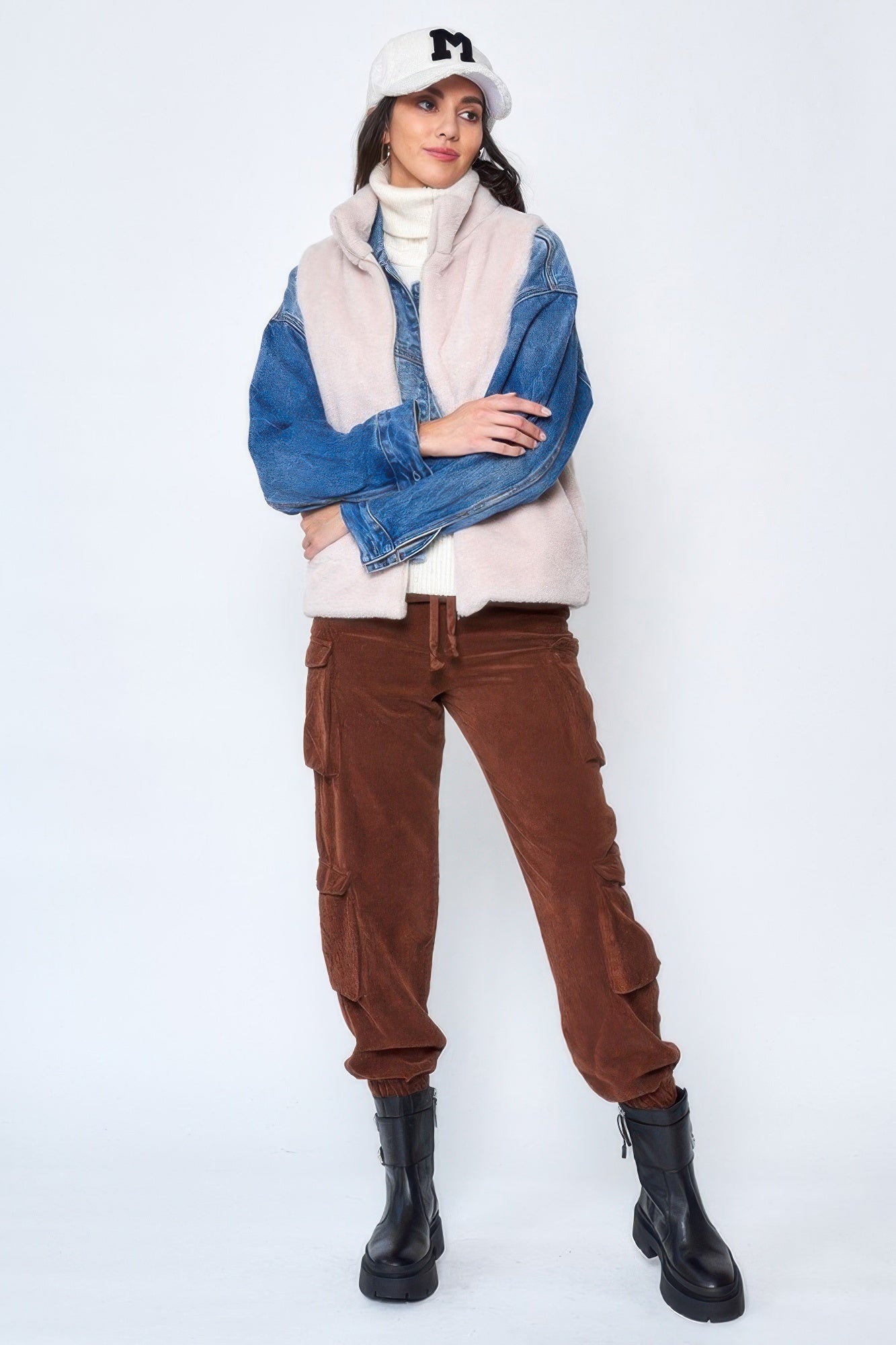Solid Faux Fur Vest product image