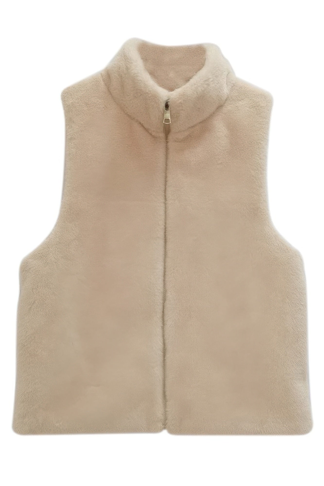 Solid Faux Fur Vest product image
