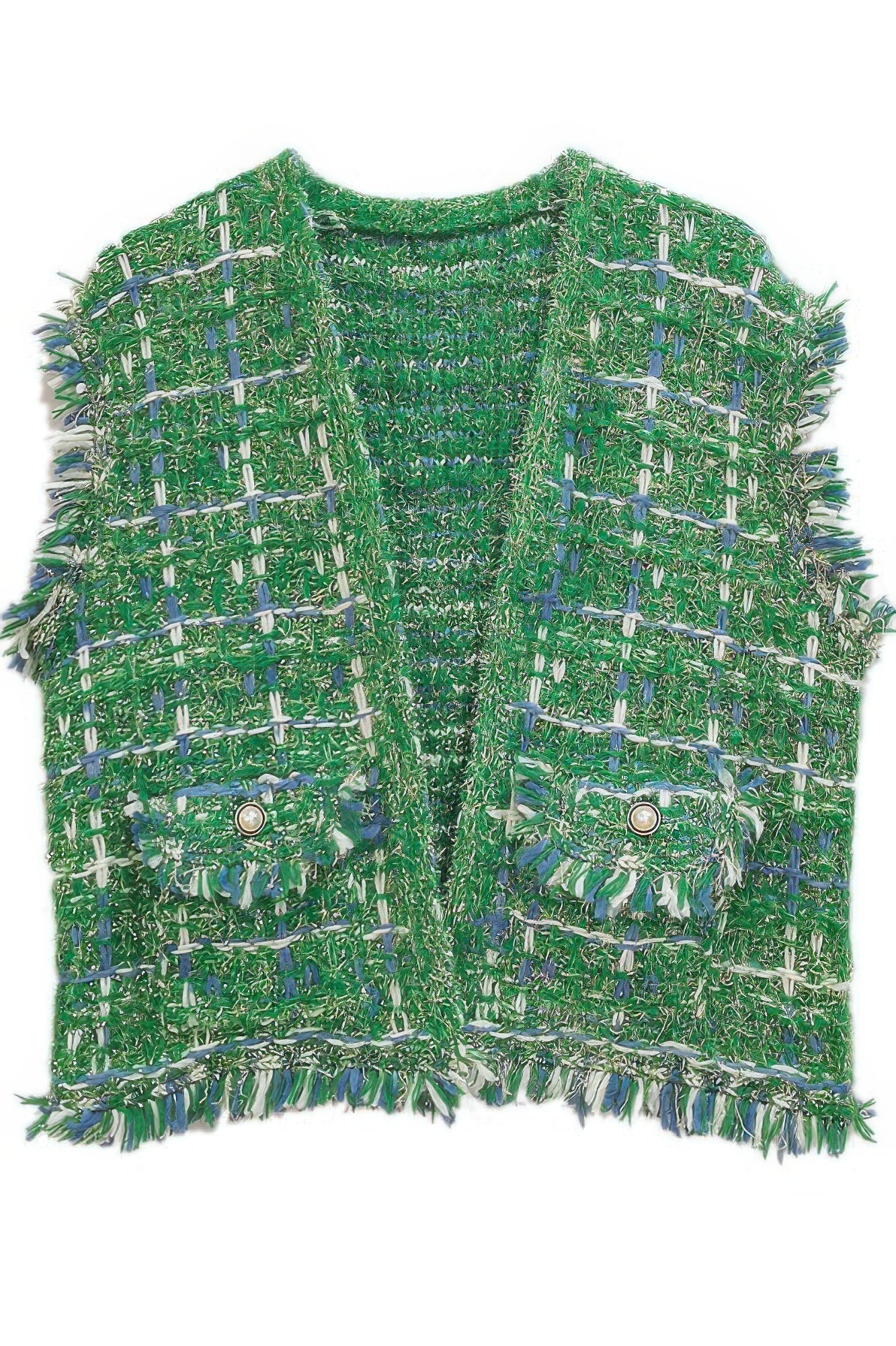Plaid Tweed Vest product image