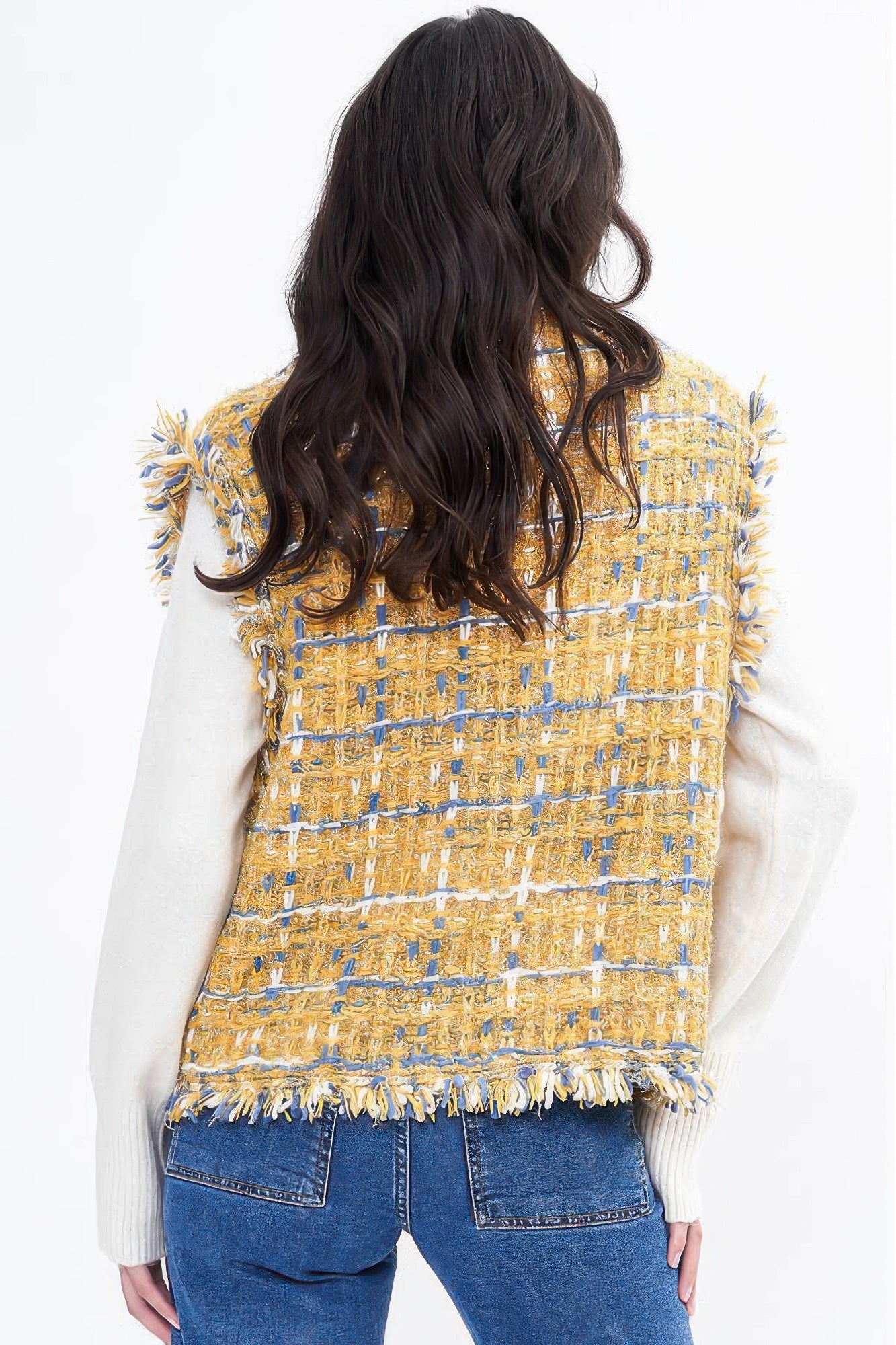 Plaid Tweed Vest product image
