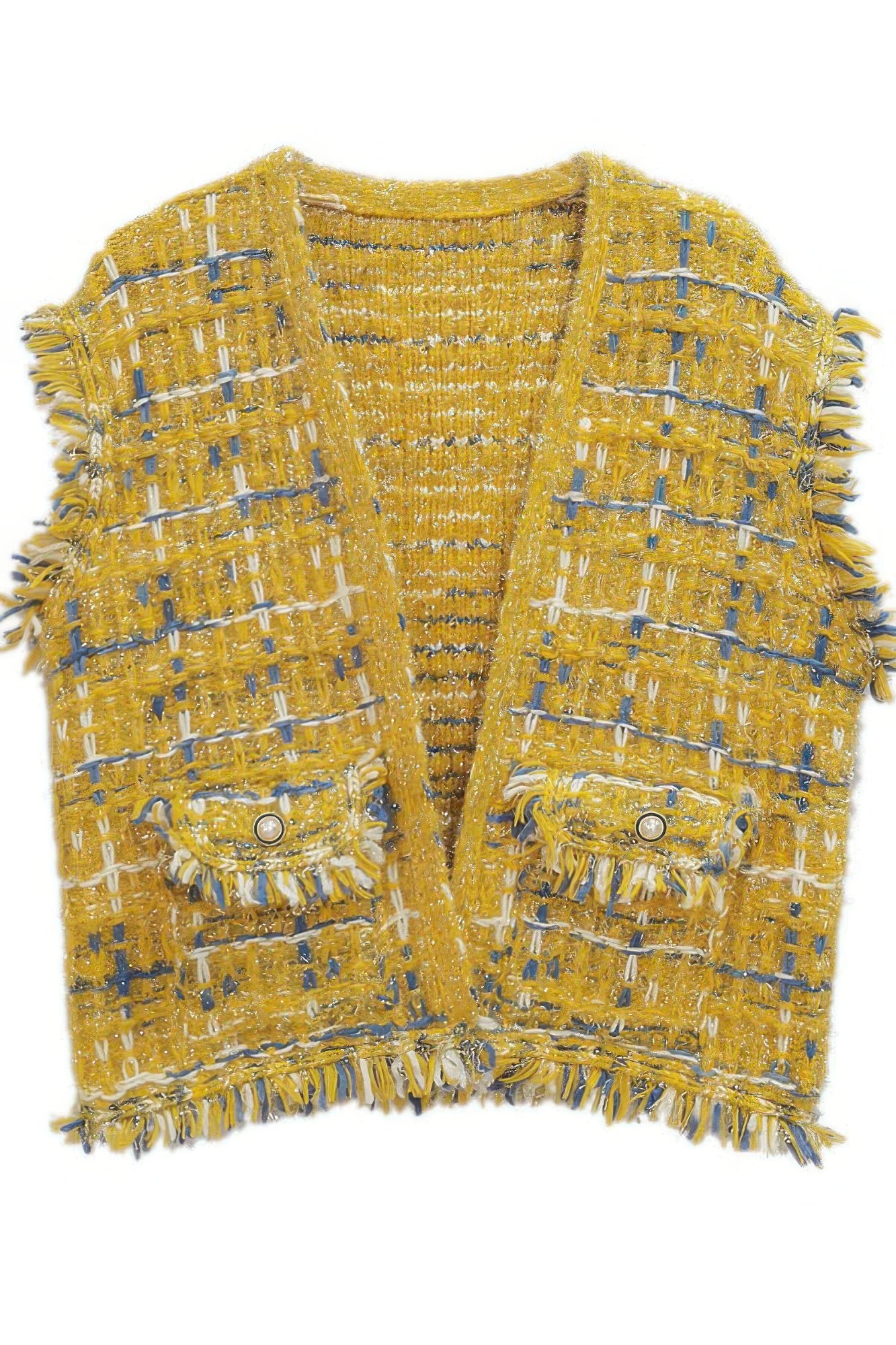 Plaid Tweed Vest product image