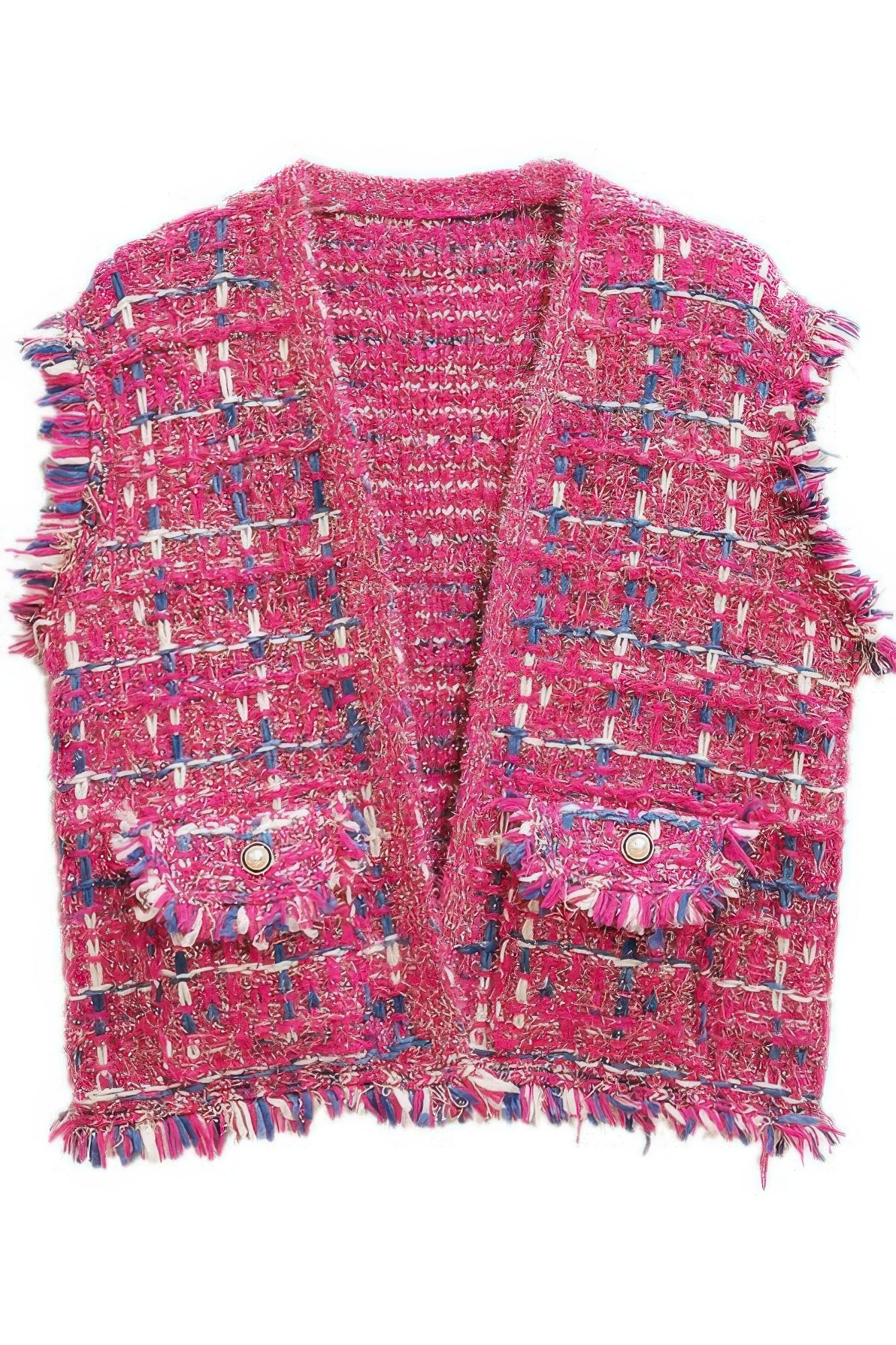 Plaid Tweed Vest product image