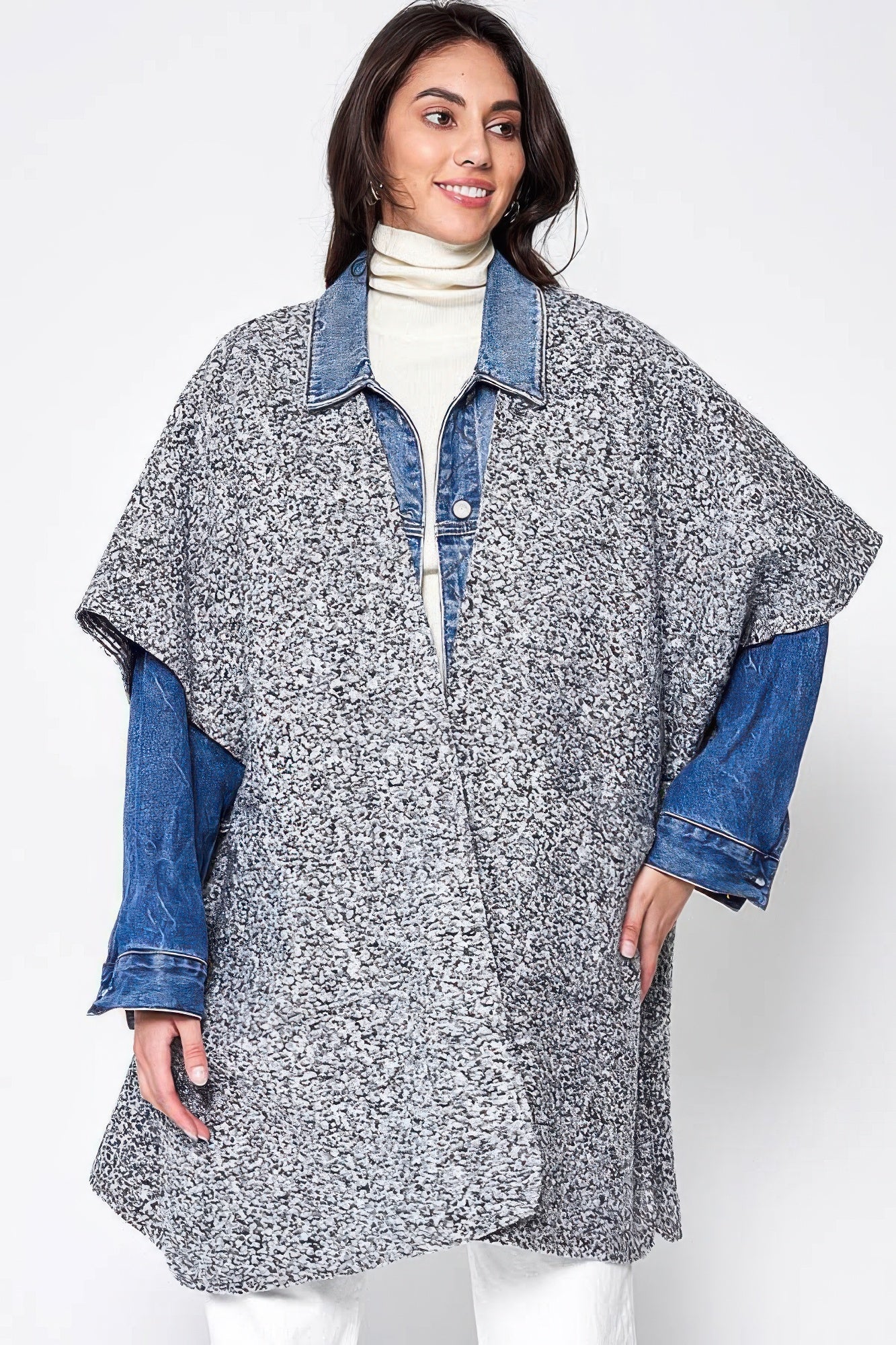 Open Front Pocket Kimono product image