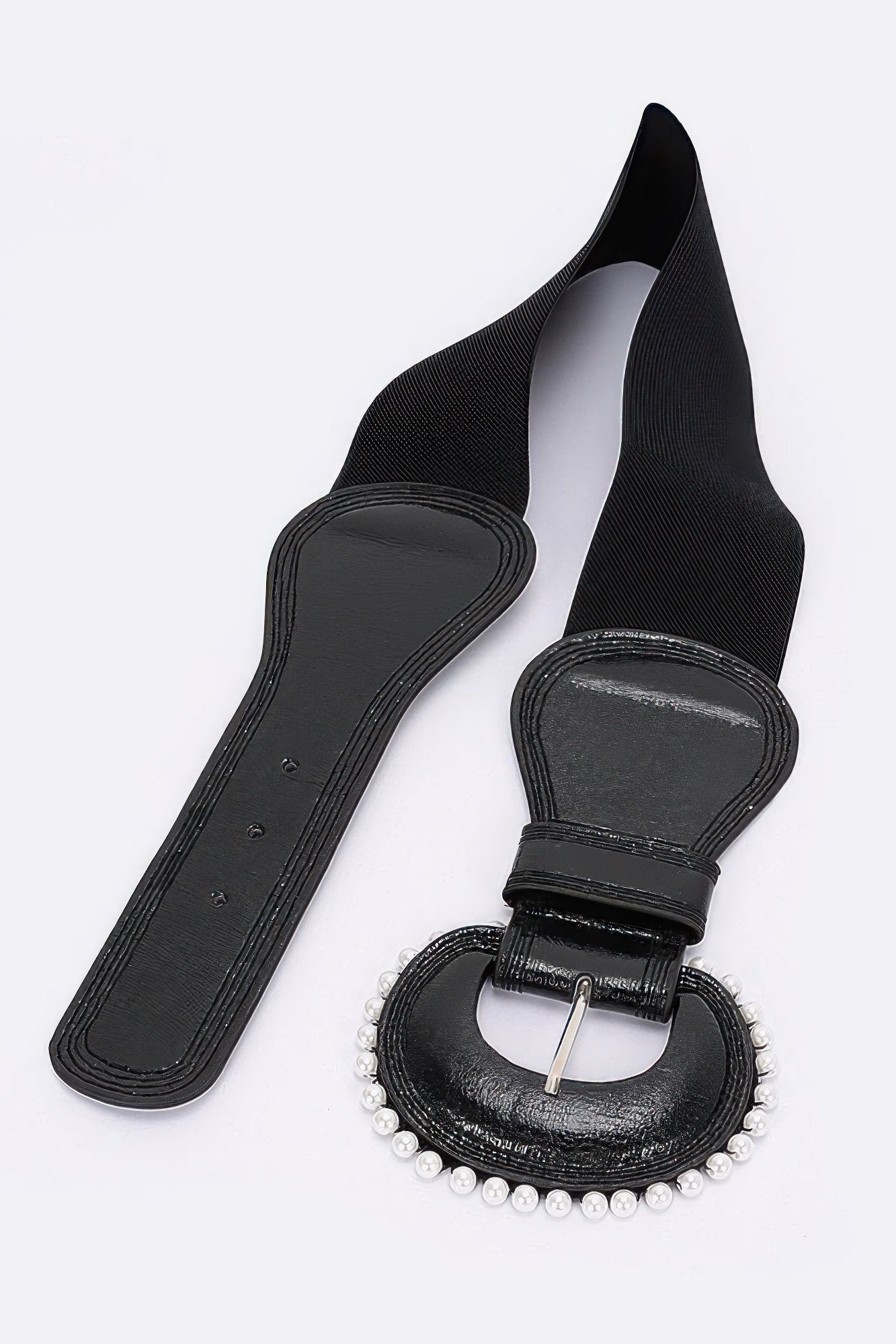Pearl Metallic Pu Elastic Belt product image