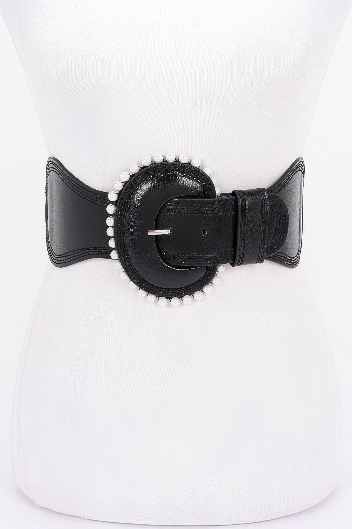 Pearl Metallic Pu Elastic Belt product image