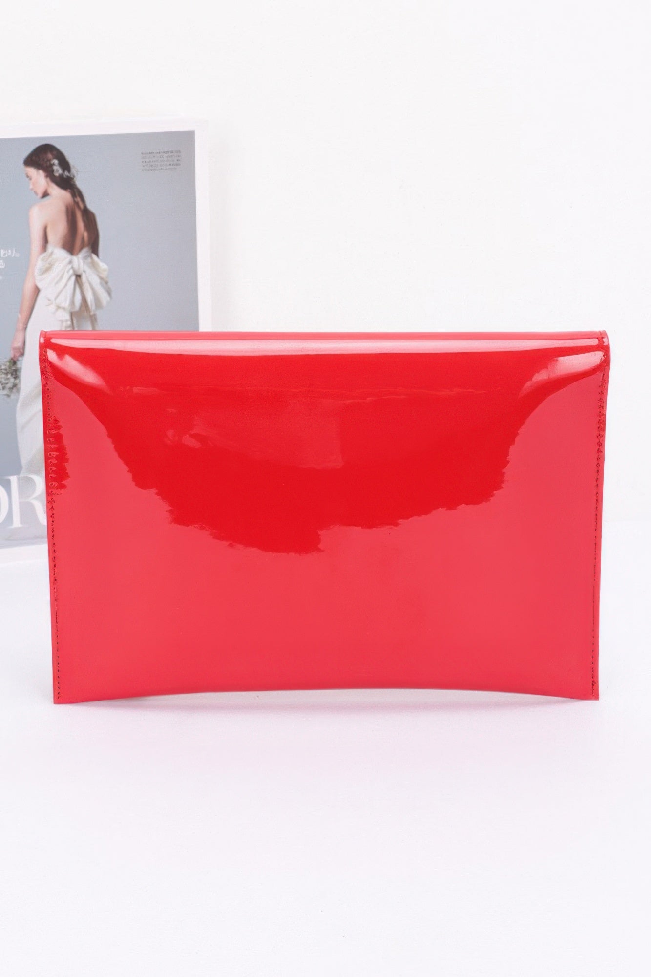 Enamel Envelope Clutch product image